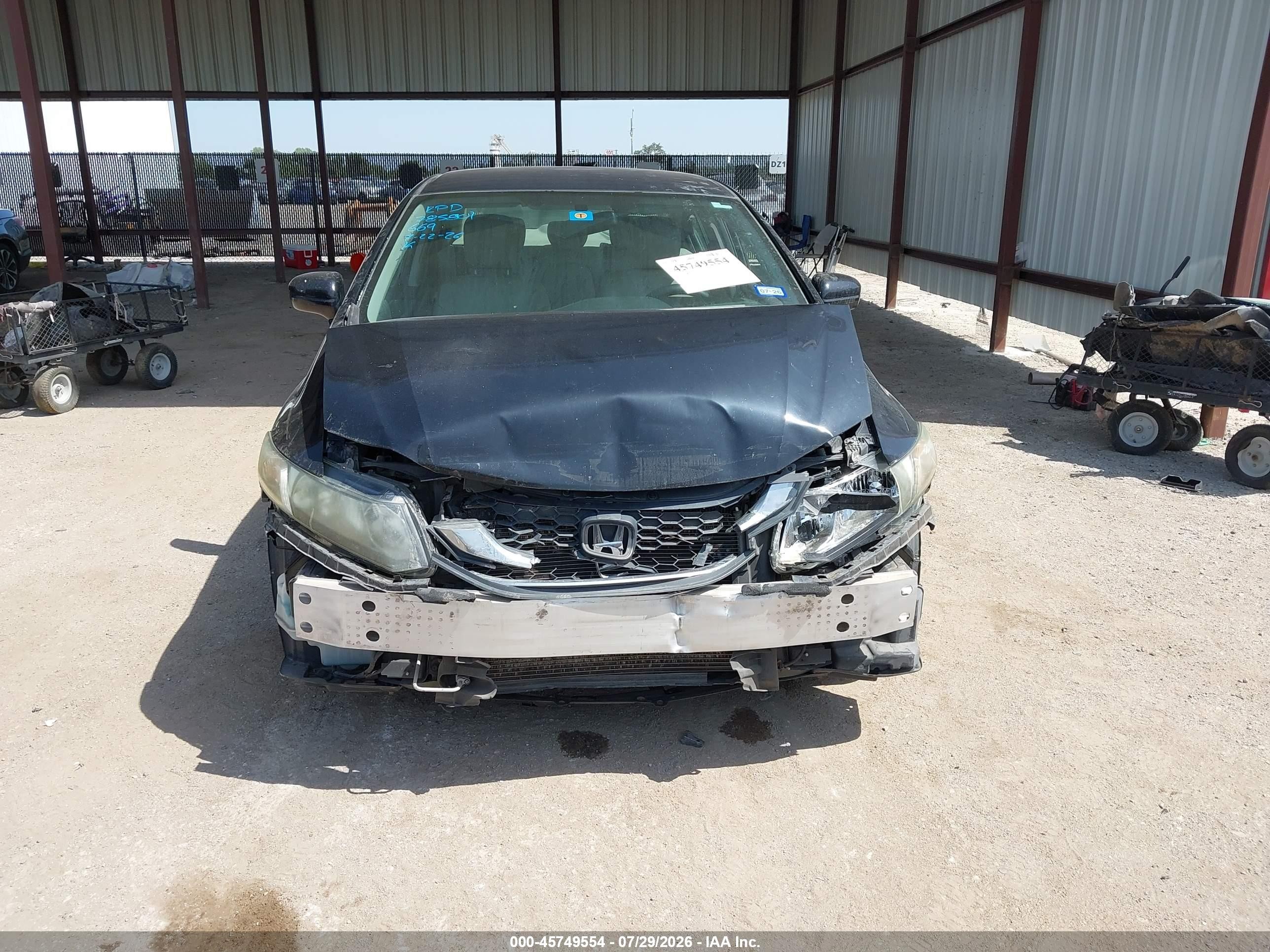 2014 Honda Civic Lx Black vin: 19XFB2F5XEE024887