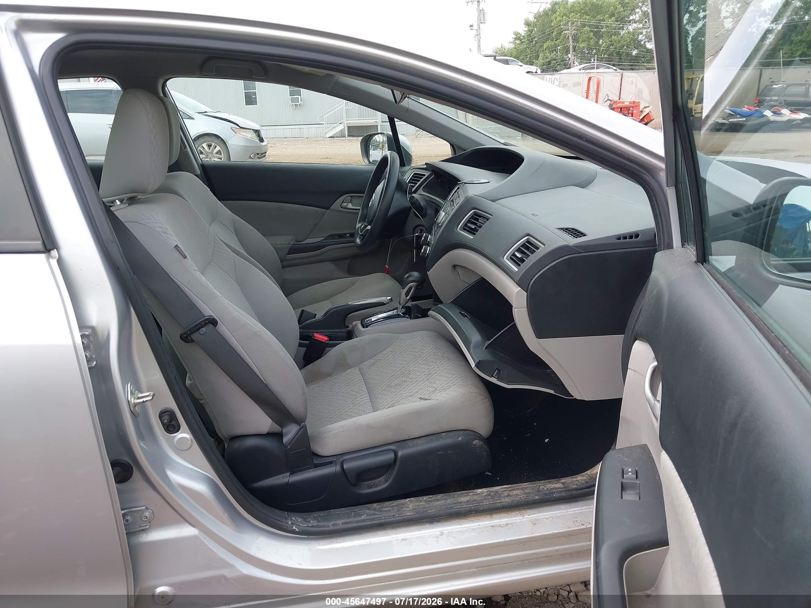 2014 Honda Civic Lx Silver vin: 19XFB2F5XEE042466