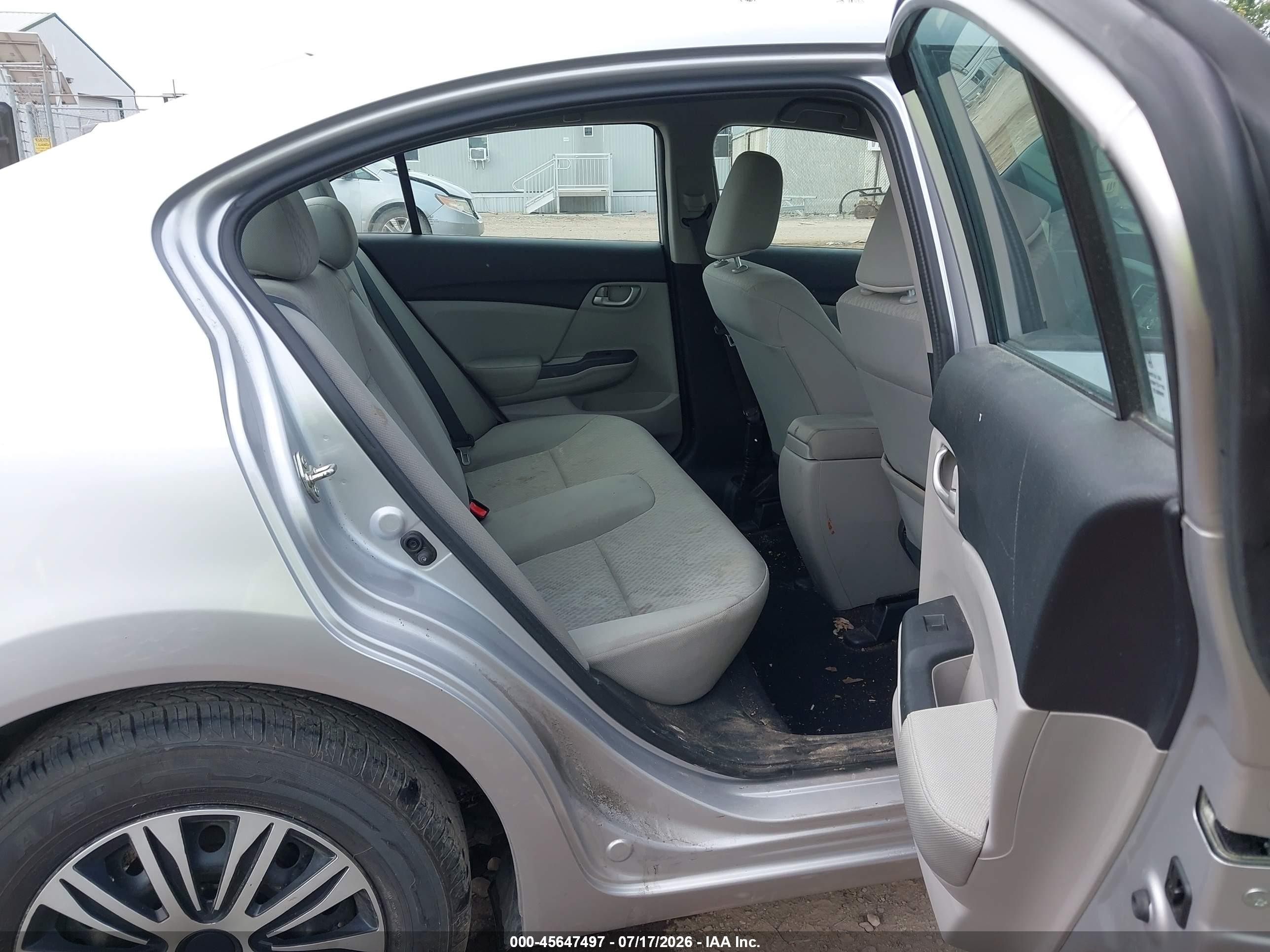 2014 Honda Civic Lx Silver vin: 19XFB2F5XEE042466