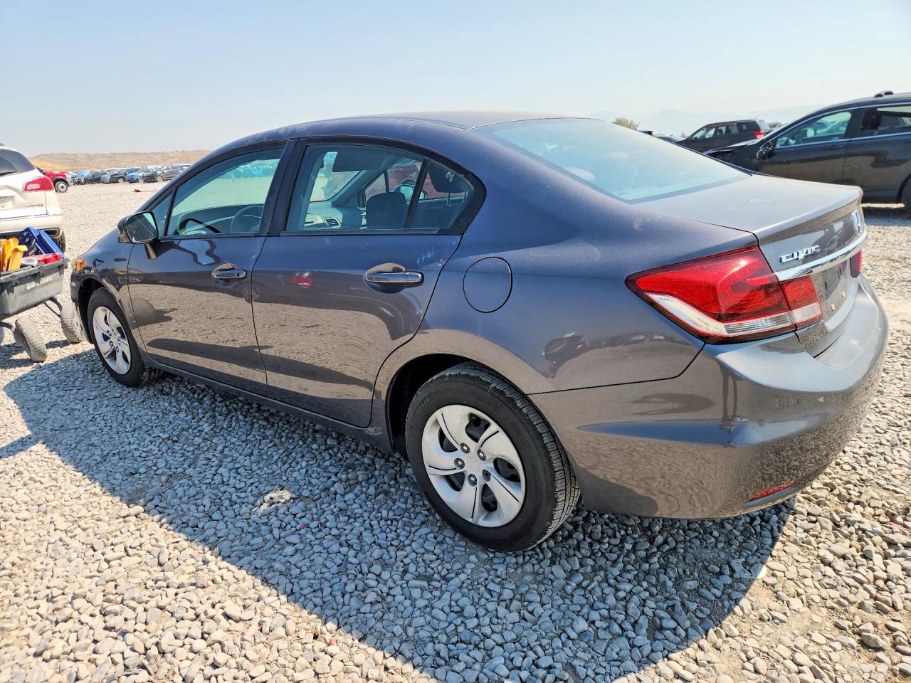 2014 Honda Civic Lx Charcoal vin: 19XFB2F5XEE047831