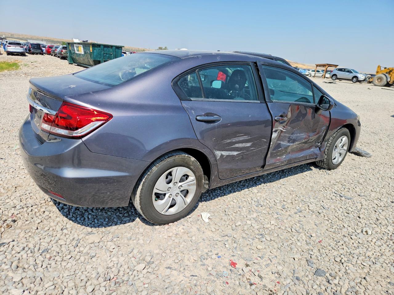 2014 Honda Civic Lx Charcoal vin: 19XFB2F5XEE047831