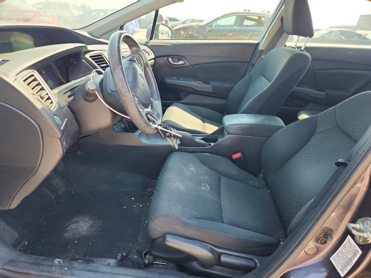 2014 Honda Civic Lx Charcoal vin: 19XFB2F5XEE047831