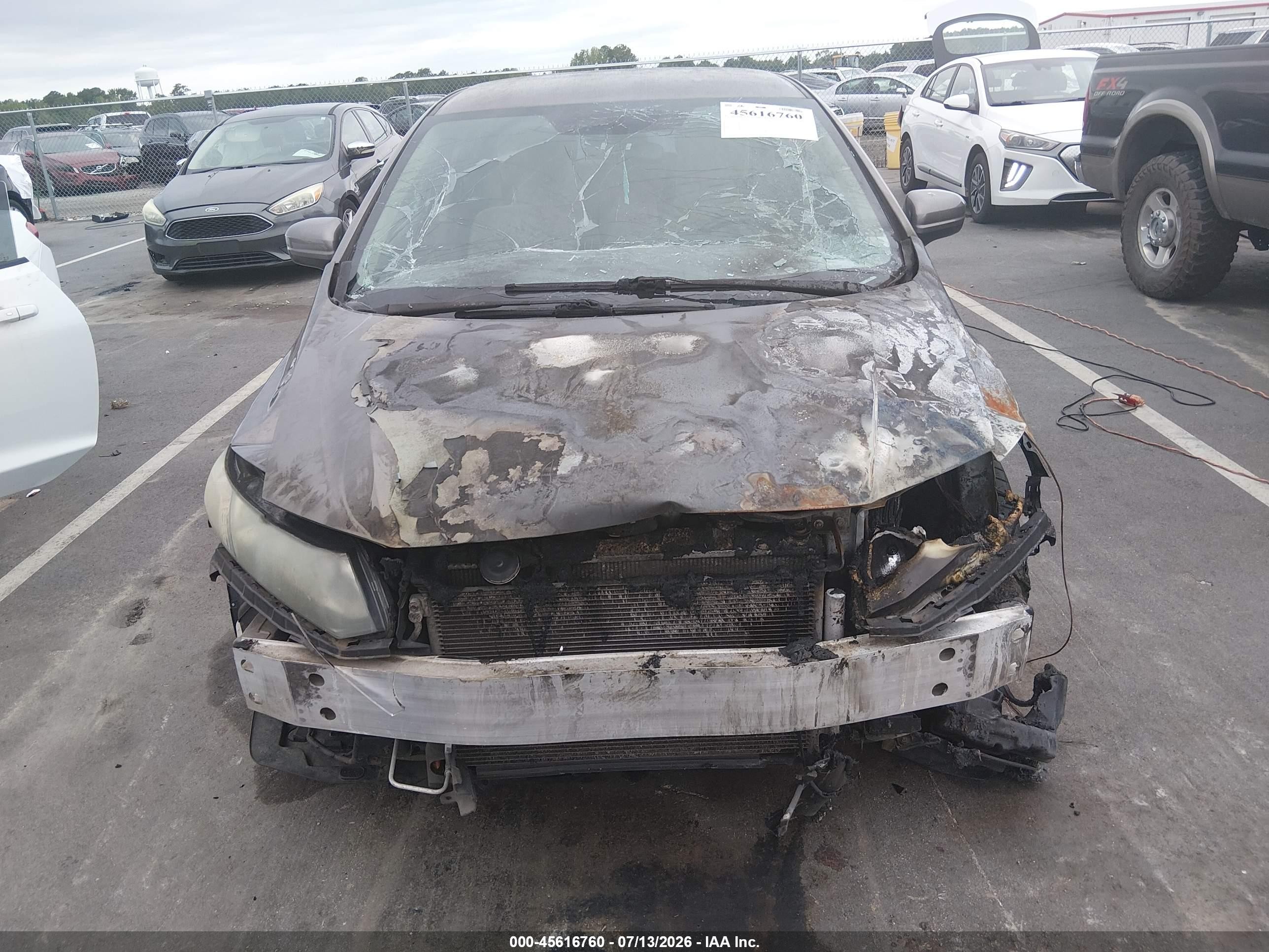 2014 Honda Civic Lx Серый vin: 19XFB2F5XEE055119