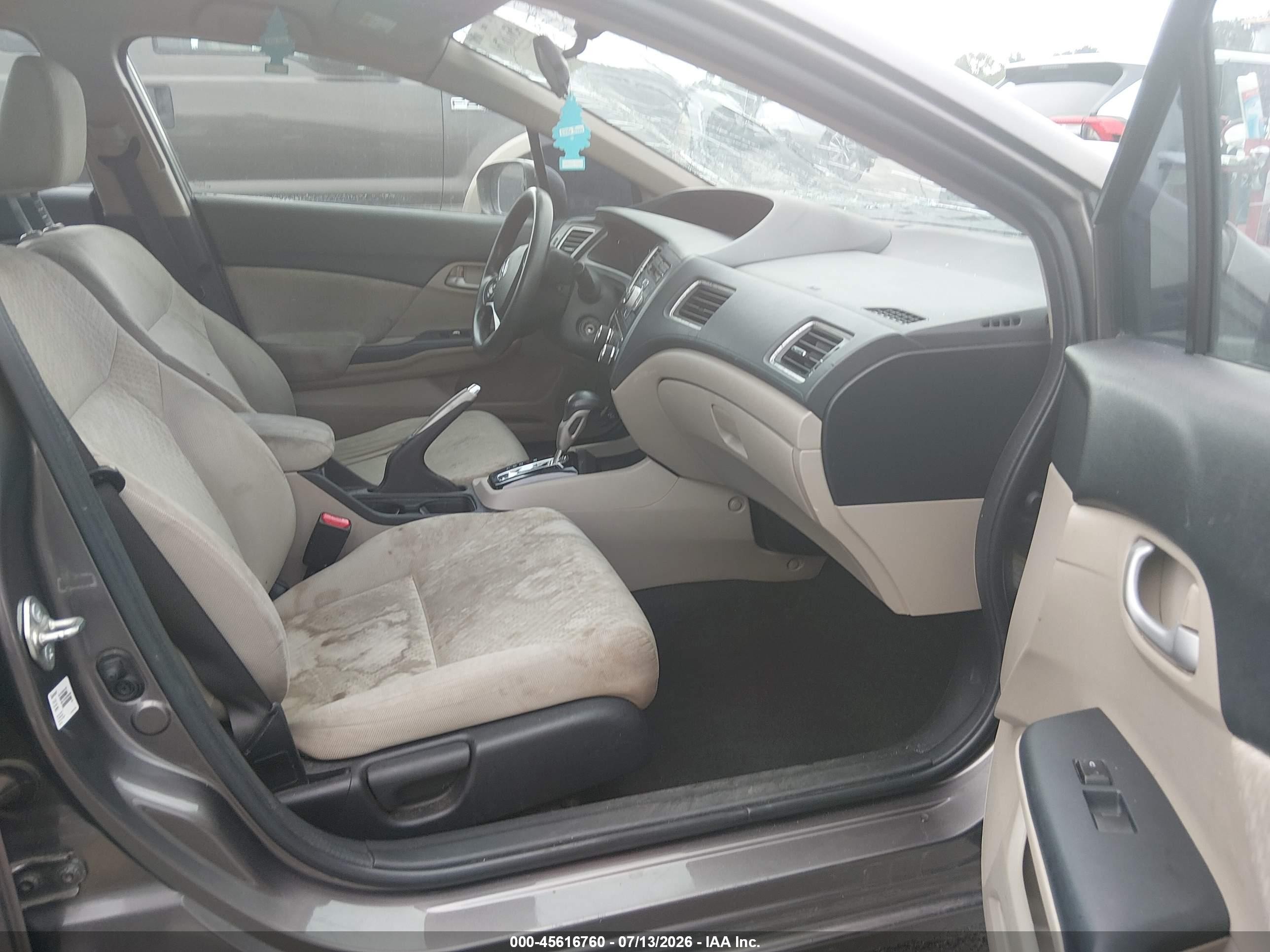 2014 Honda Civic Lx Серый vin: 19XFB2F5XEE055119