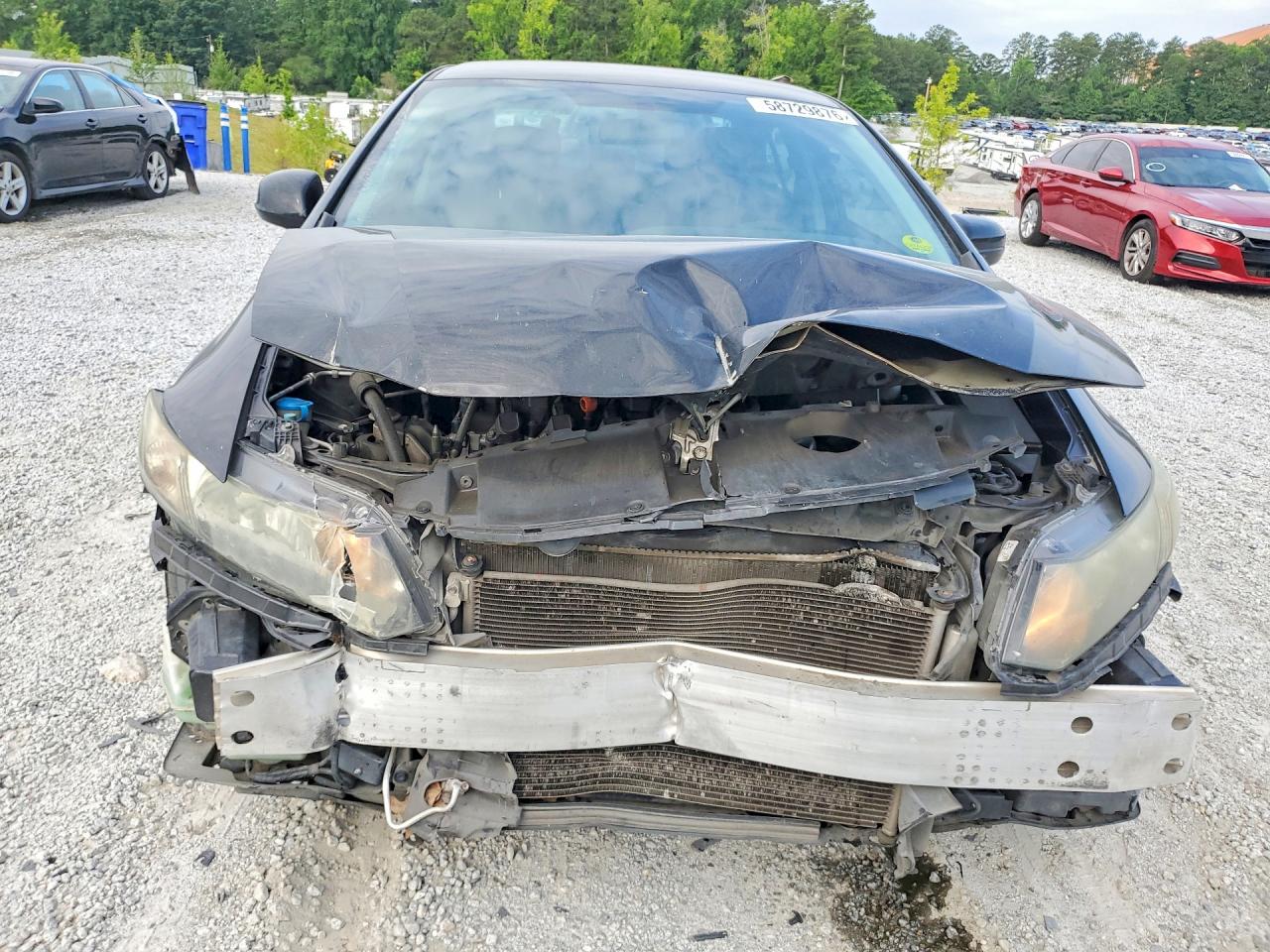2014 Honda Civic Lx Угольный vin: 19XFB2F5XEE066167