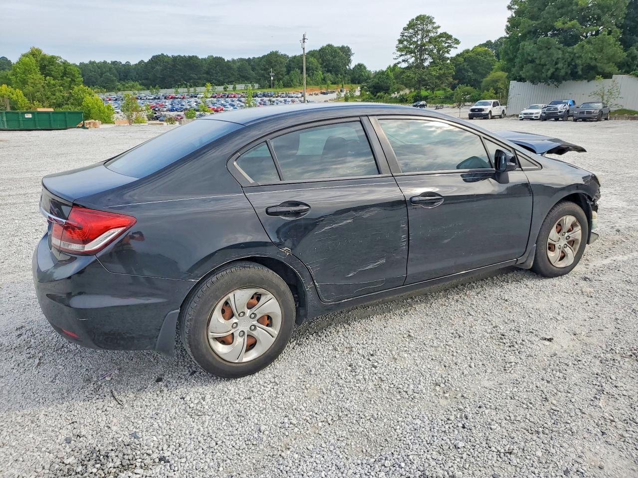 2014 Honda Civic Lx Угольный vin: 19XFB2F5XEE066167