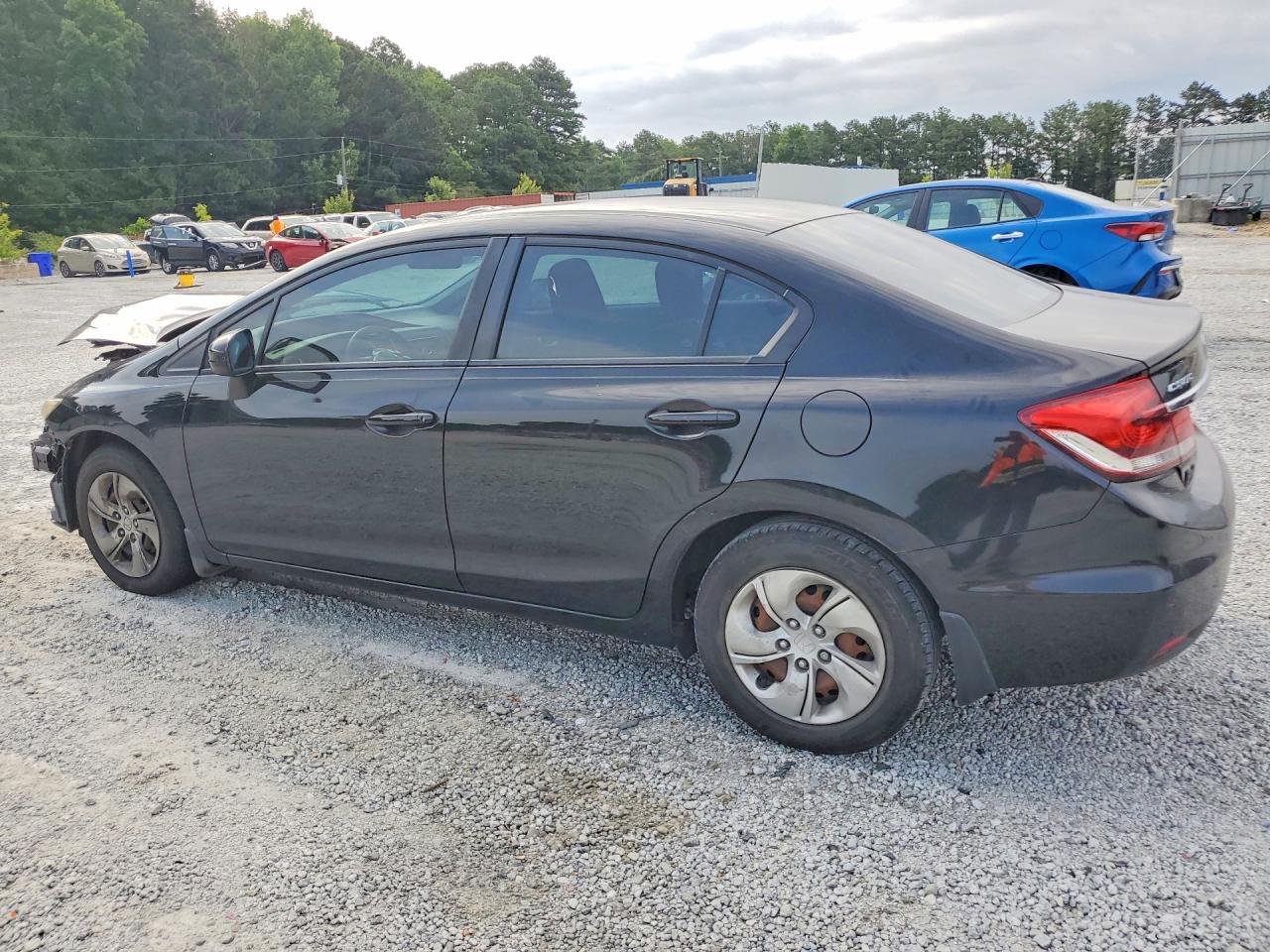 2014 Honda Civic Lx Угольный vin: 19XFB2F5XEE066167