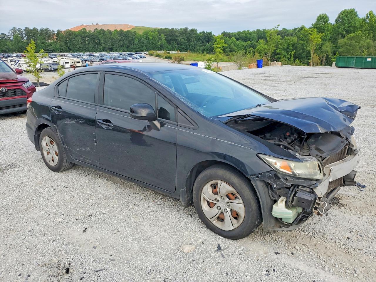 2014 Honda Civic Lx Угольный vin: 19XFB2F5XEE066167