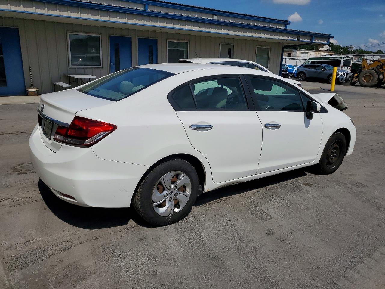 2014 Honda Civic Lx White vin: 19XFB2F5XEE068467