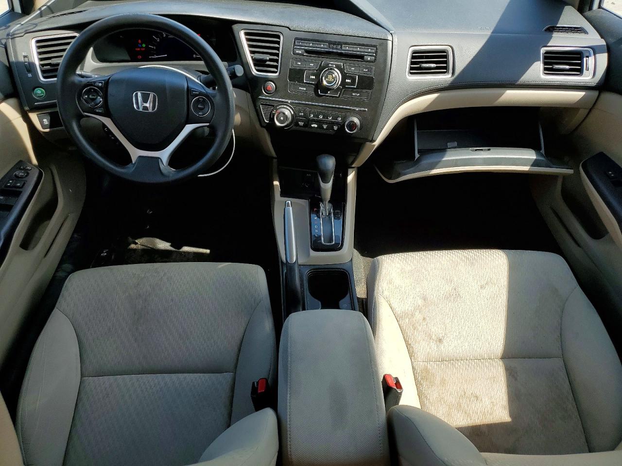 2014 Honda Civic Lx White vin: 19XFB2F5XEE068467