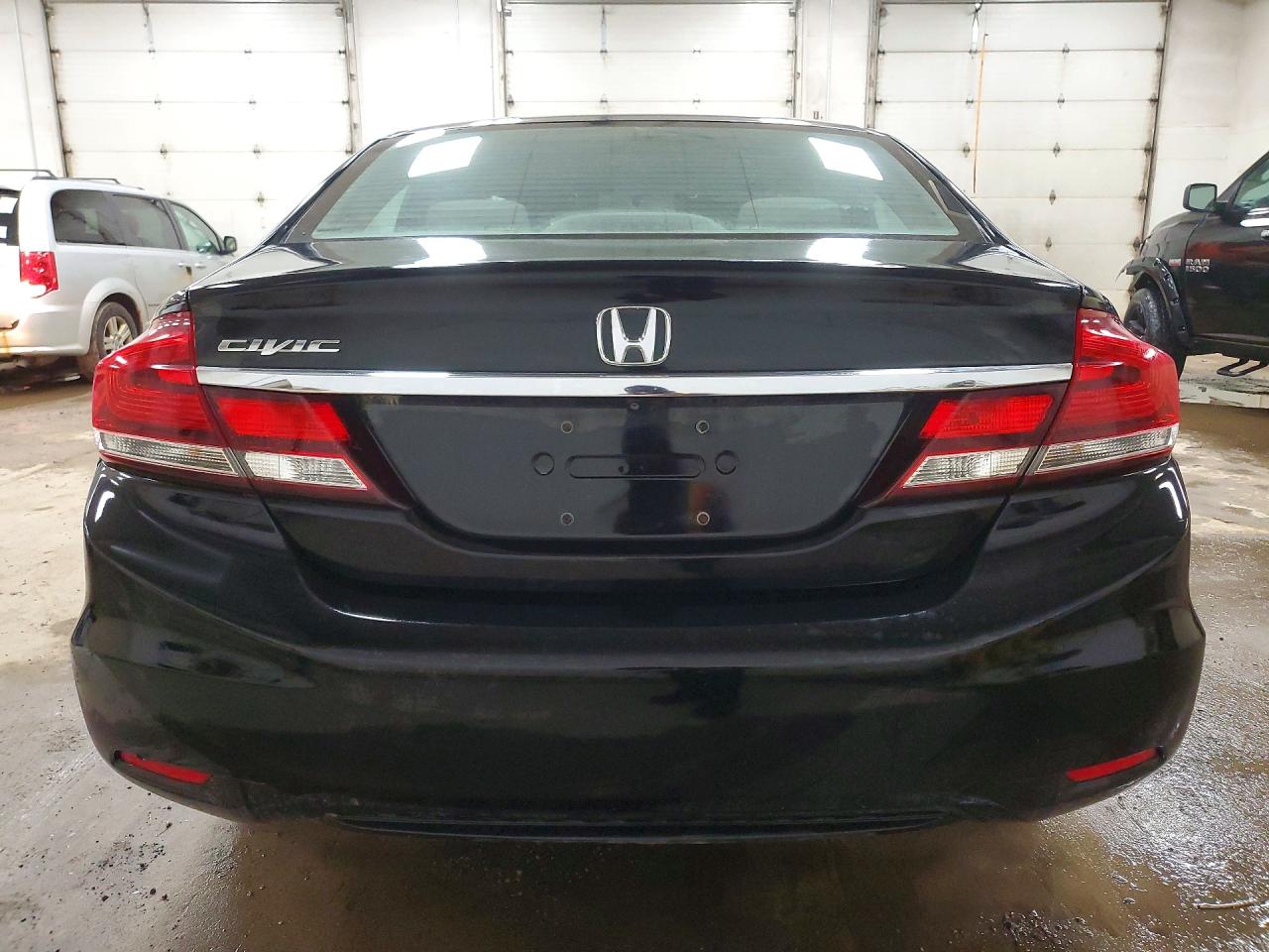 2014 Honda Civic Lx Black vin: 19XFB2F5XEE070316
