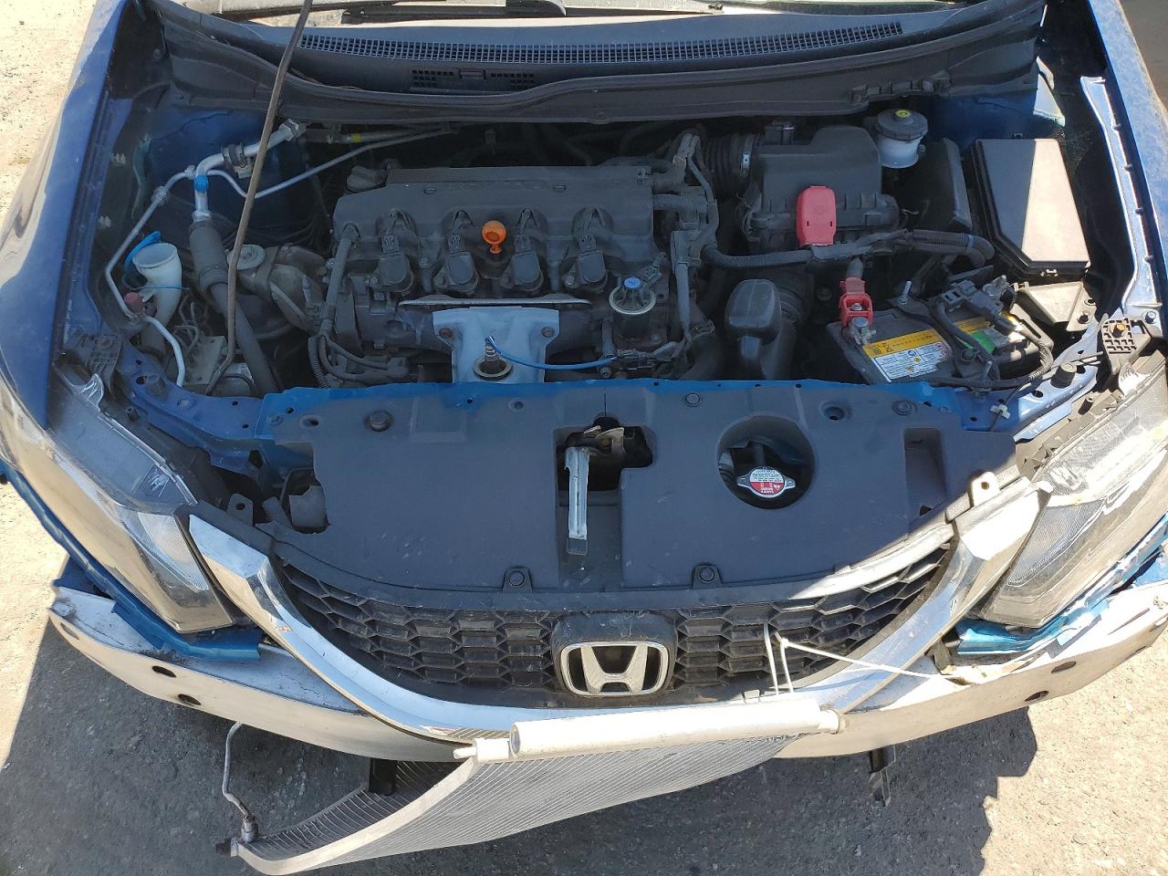 2014 Honda Civic Lx Blue vin: 19XFB2F5XEE074513