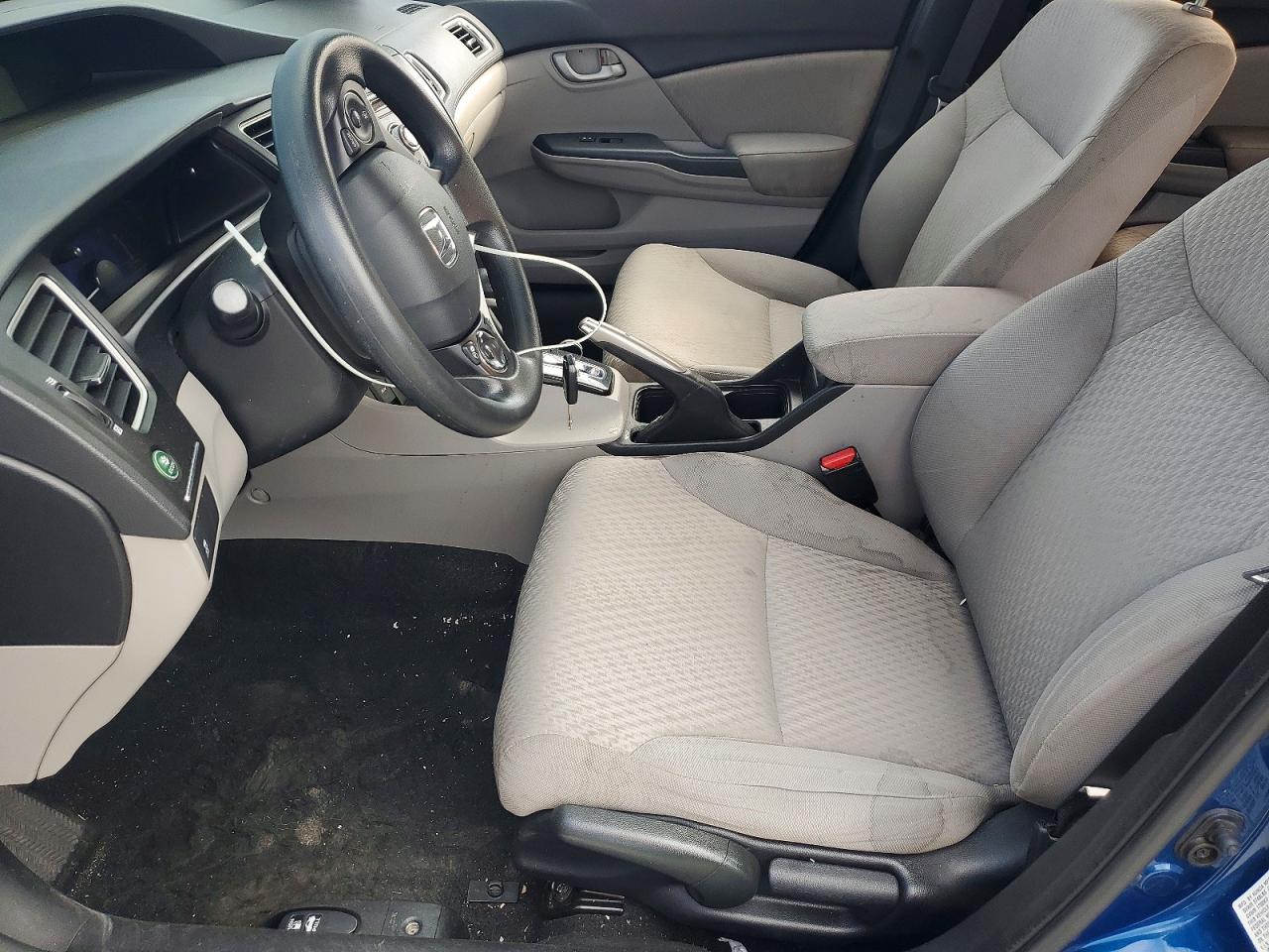 2014 Honda Civic Lx Blue vin: 19XFB2F5XEE086550