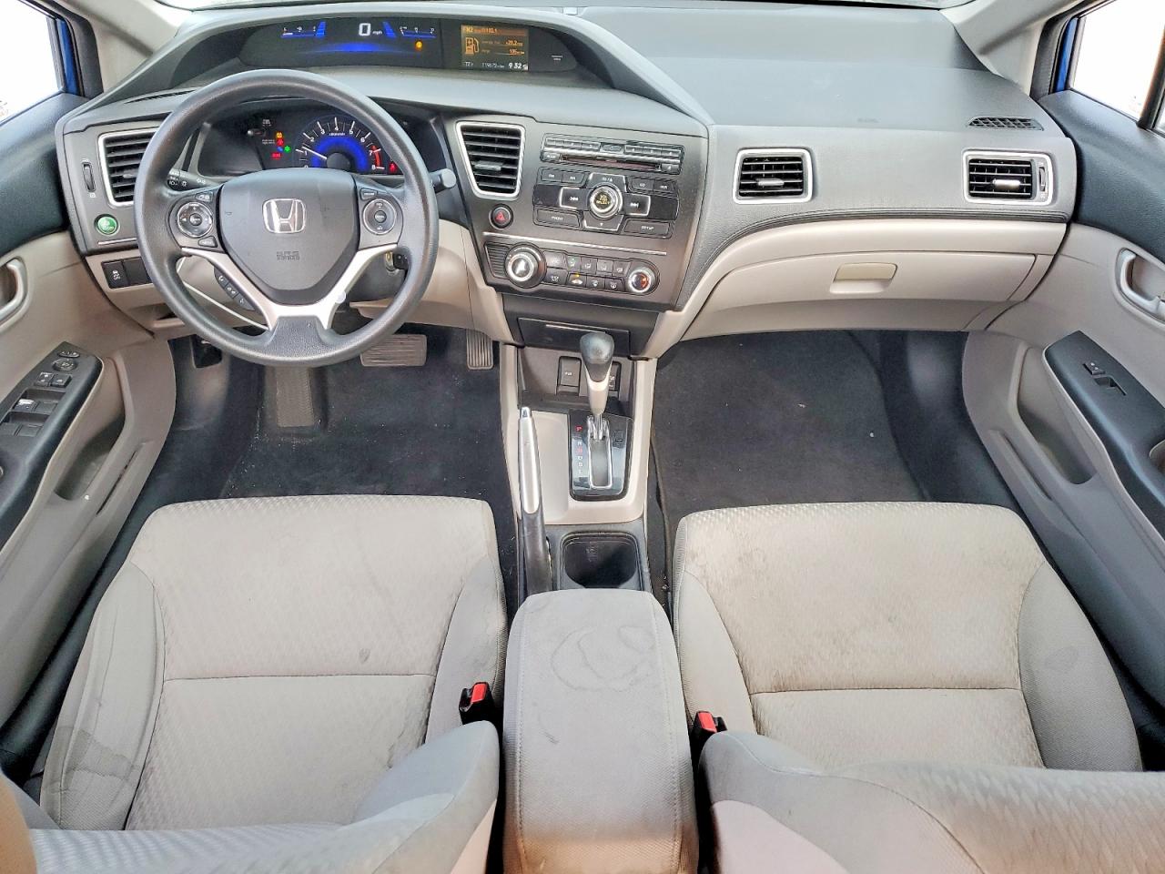 2014 Honda Civic Lx Blue vin: 19XFB2F5XEE086550