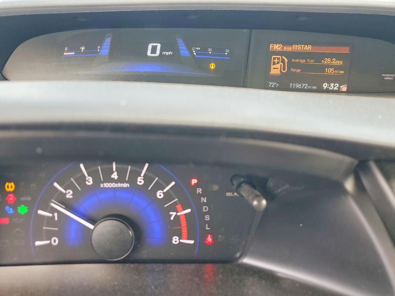2014 Honda Civic Lx Blue vin: 19XFB2F5XEE086550
