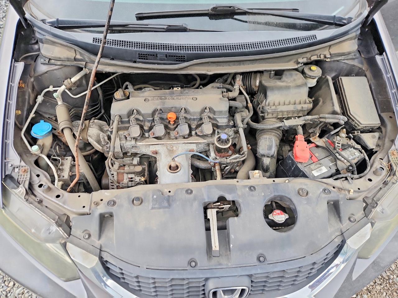 2014 Honda Civic Lx Gray vin: 19XFB2F5XEE202412