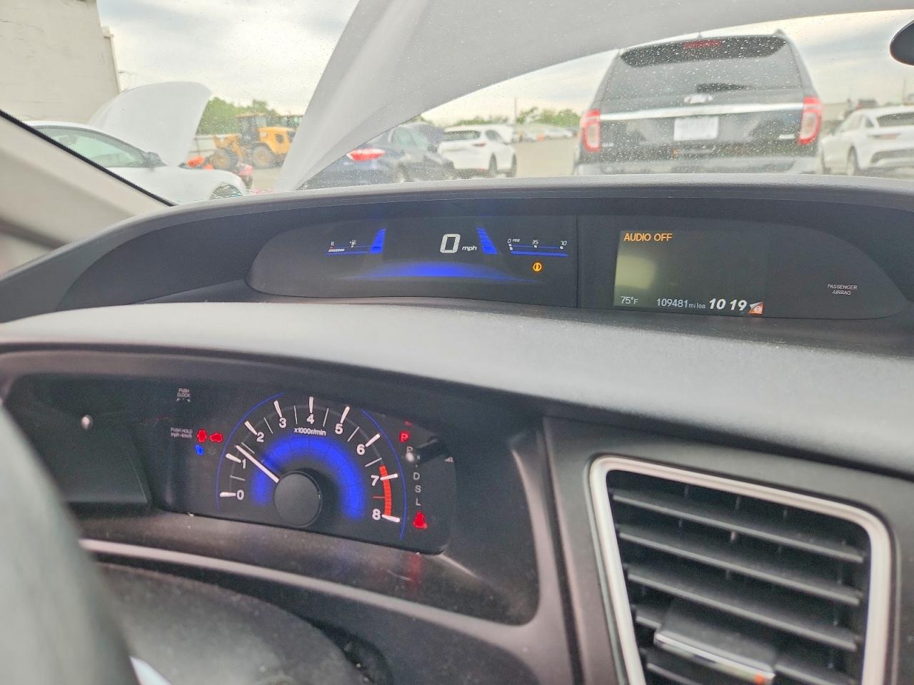 2014 Honda Civic Lx Gray vin: 19XFB2F5XEE202412