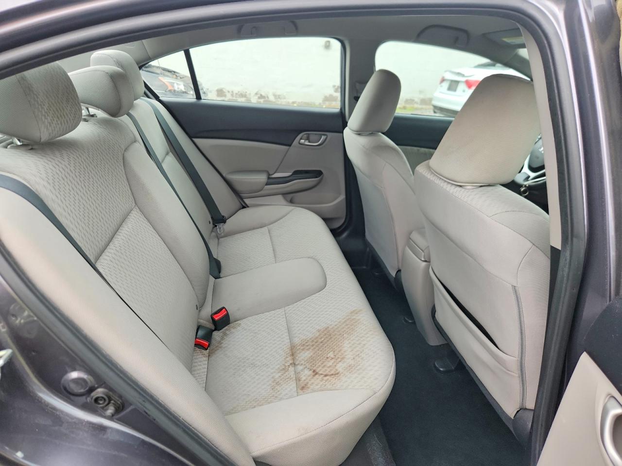 2014 Honda Civic Lx Gray vin: 19XFB2F5XEE202412