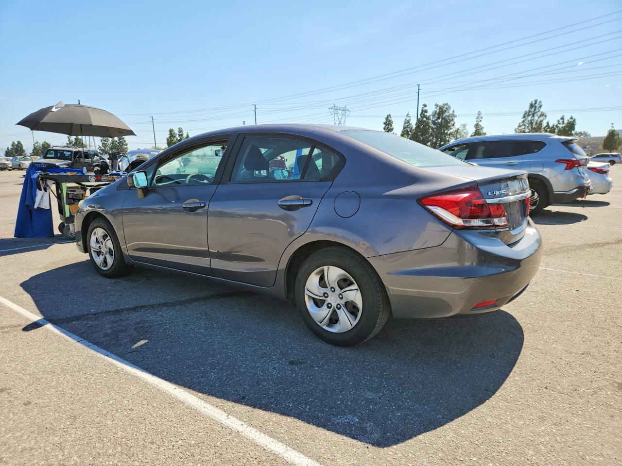 2014 Honda Civic Lx Серый vin: 19XFB2F5XEE210171