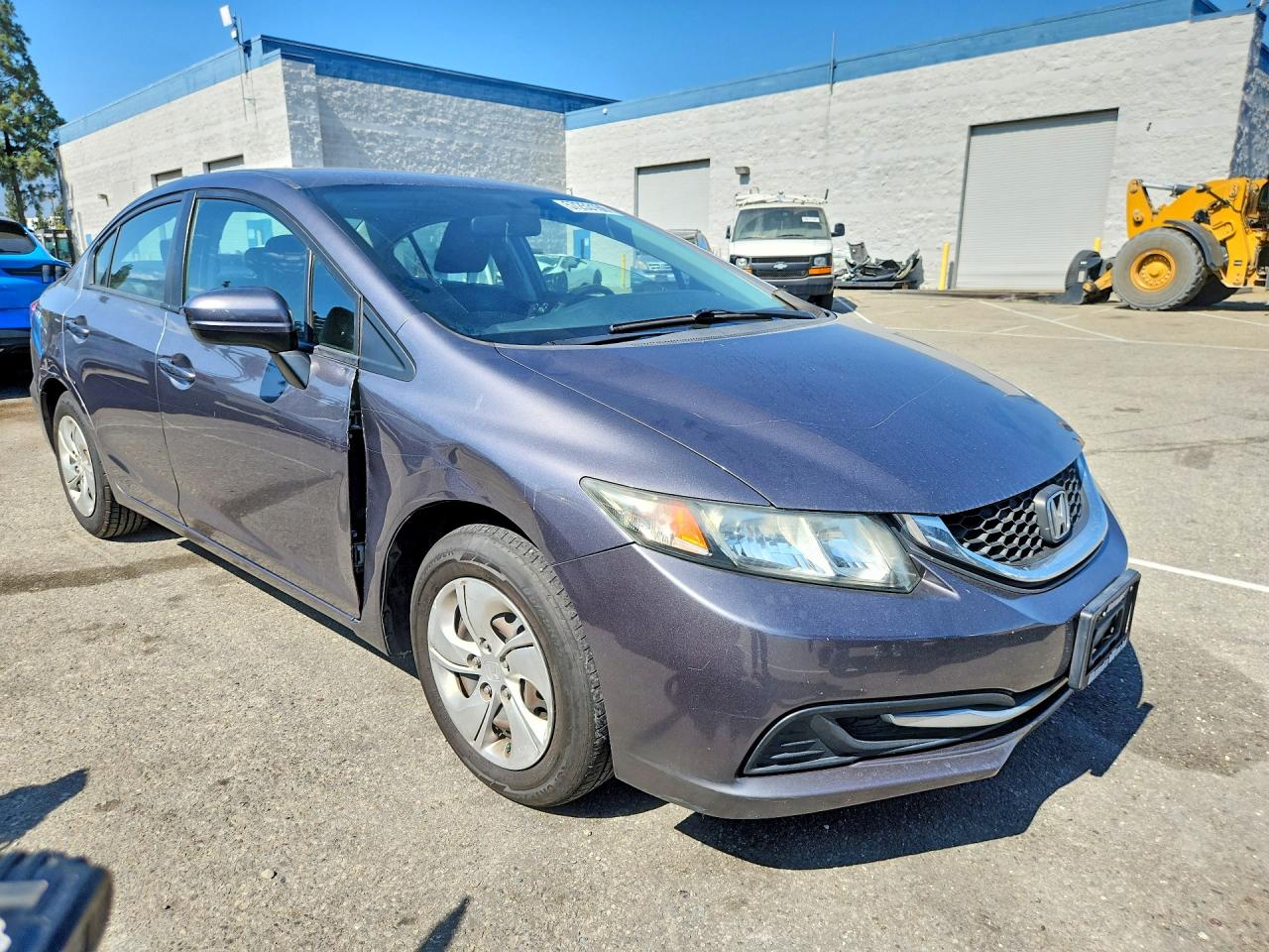 2014 Honda Civic Lx Серый vin: 19XFB2F5XEE210171