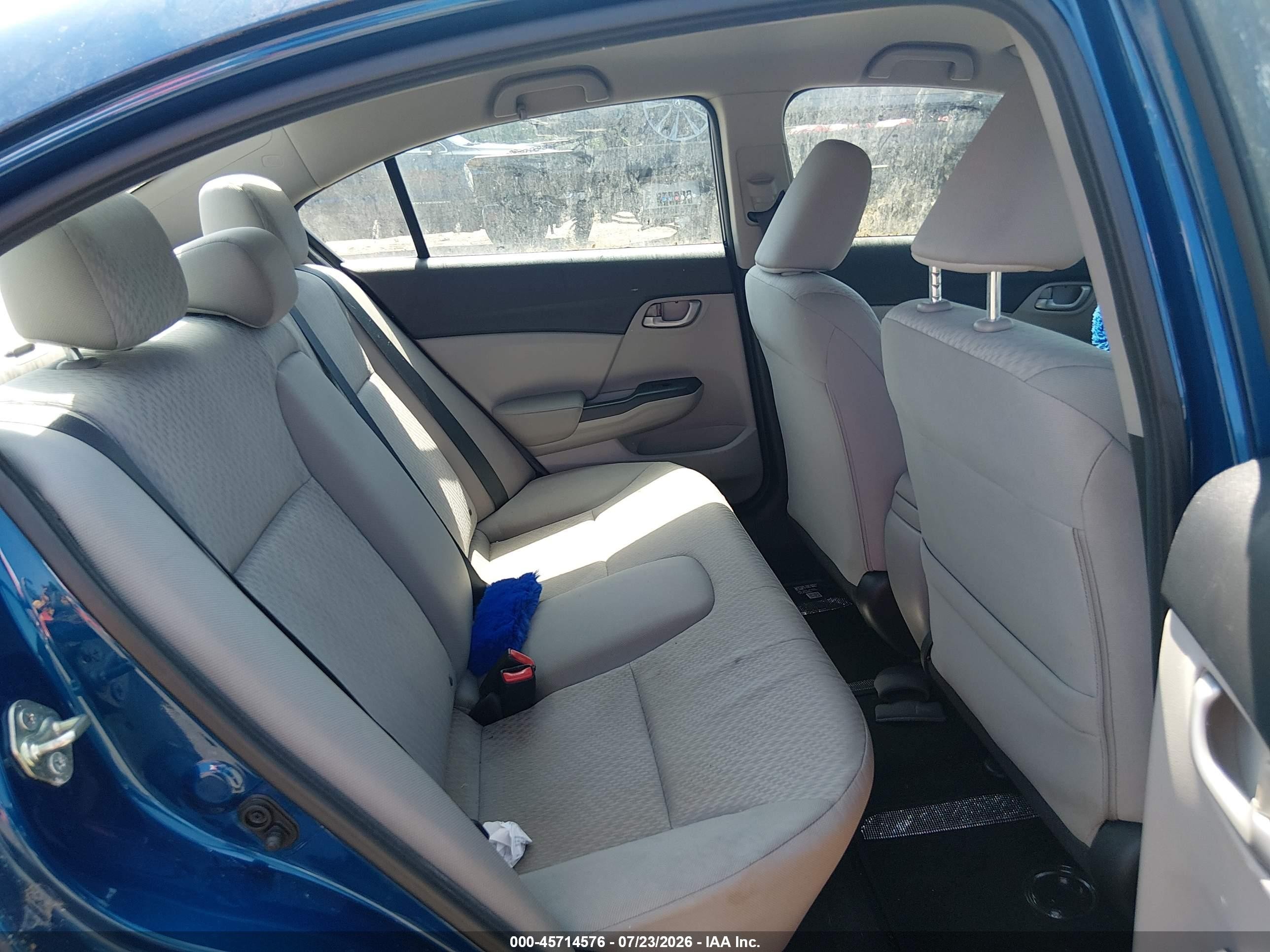 2014 Honda Civic Lx Синий vin: 19XFB2F5XEE217265