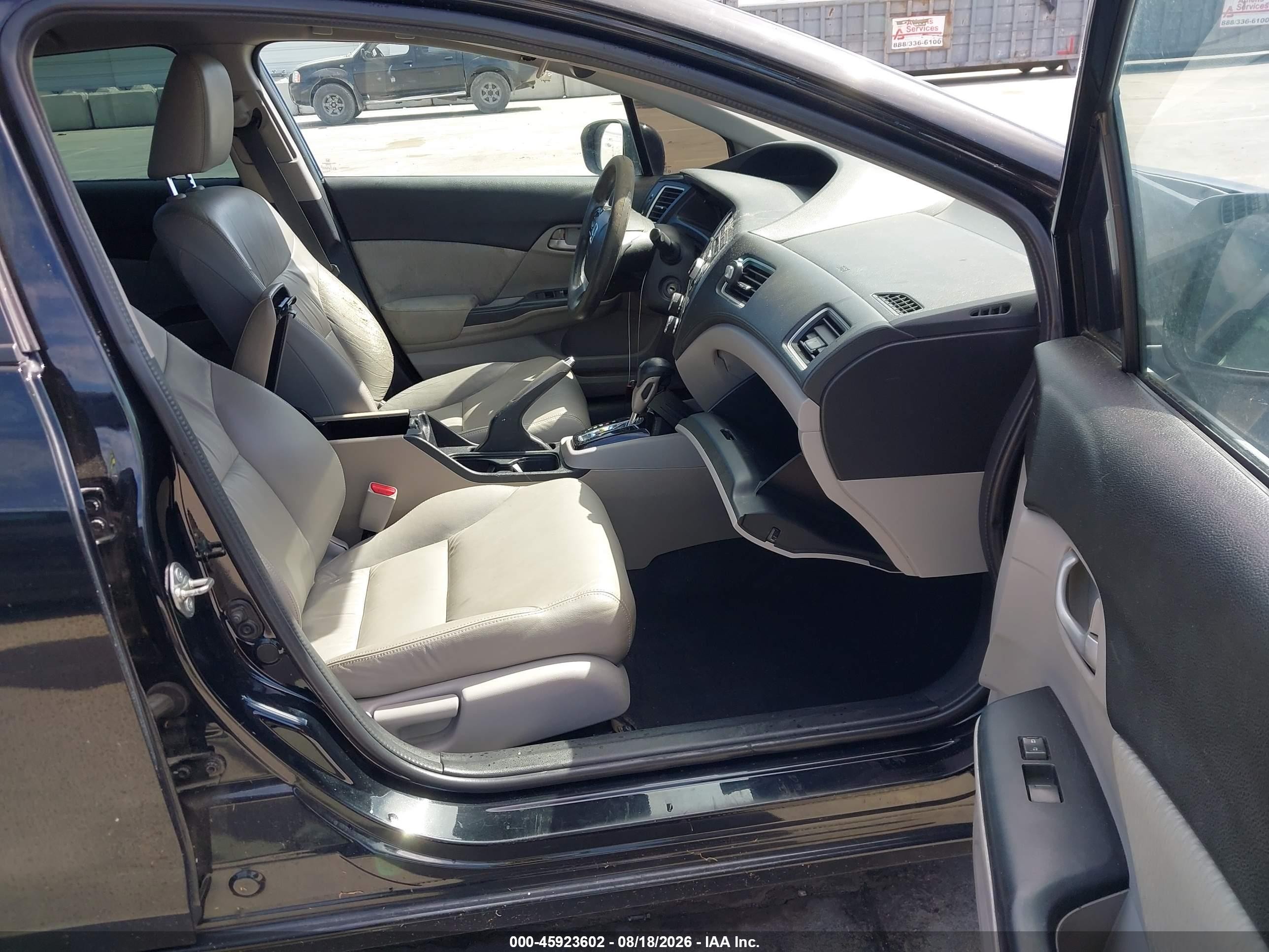 2014 Honda Civic Lx Black vin: 19XFB2F5XEE230162