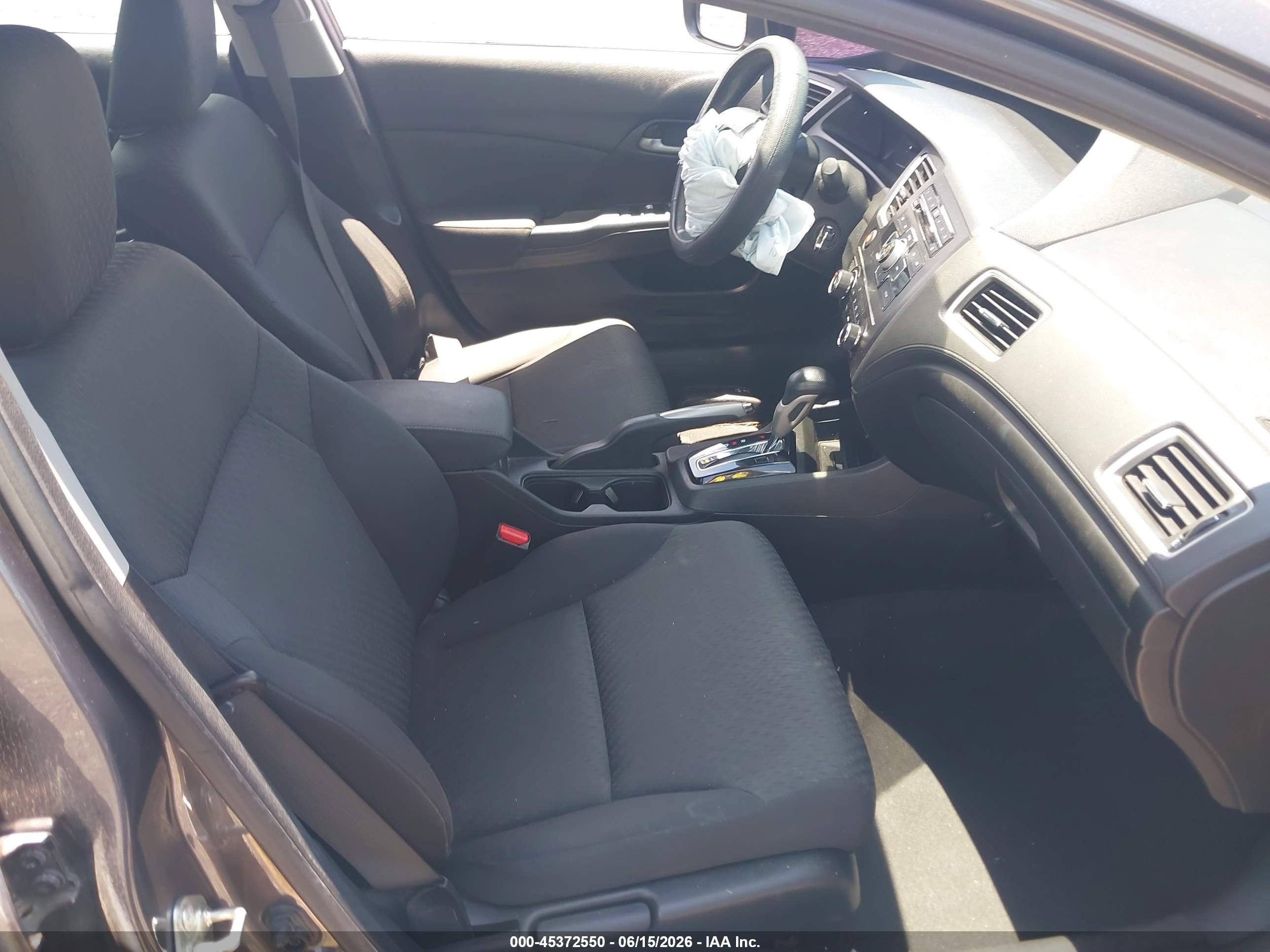 2014 Honda Civic Lx Серый vin: 19XFB2F5XEE233806