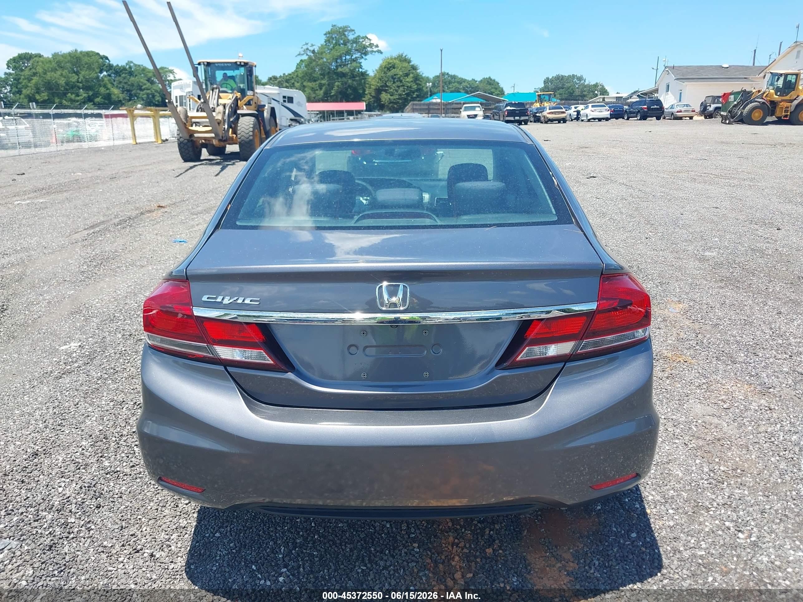 2014 Honda Civic Lx Серый vin: 19XFB2F5XEE233806