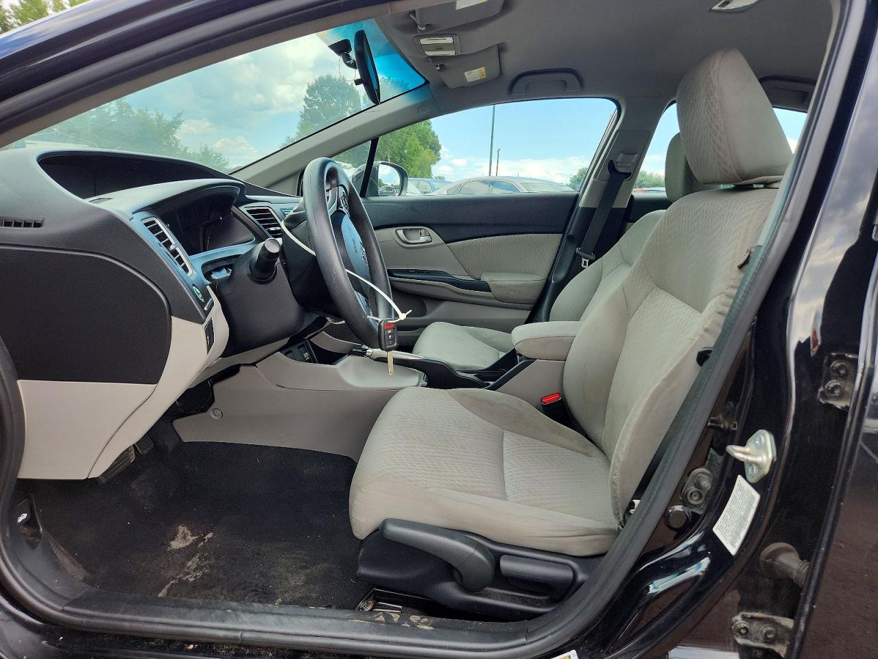 2014 Honda Civic Lx Black vin: 19XFB2F5XEE249097