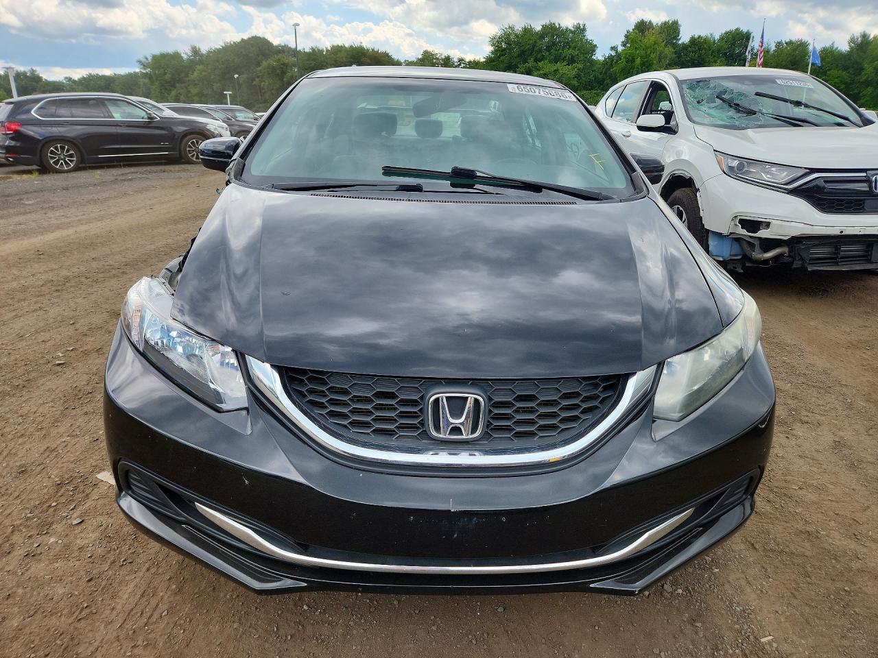 2014 Honda Civic Lx Black vin: 19XFB2F5XEE249097