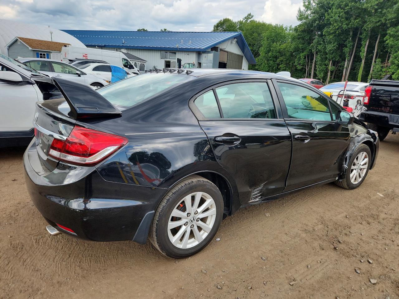 2014 Honda Civic Lx Black vin: 19XFB2F5XEE249097