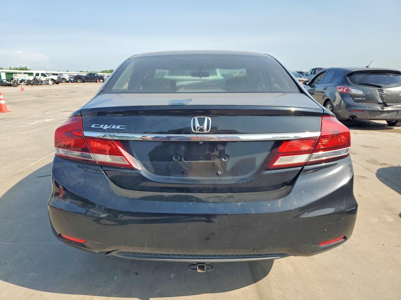 2014 Honda Civic Lx Black vin: 19XFB2F5XEE250007