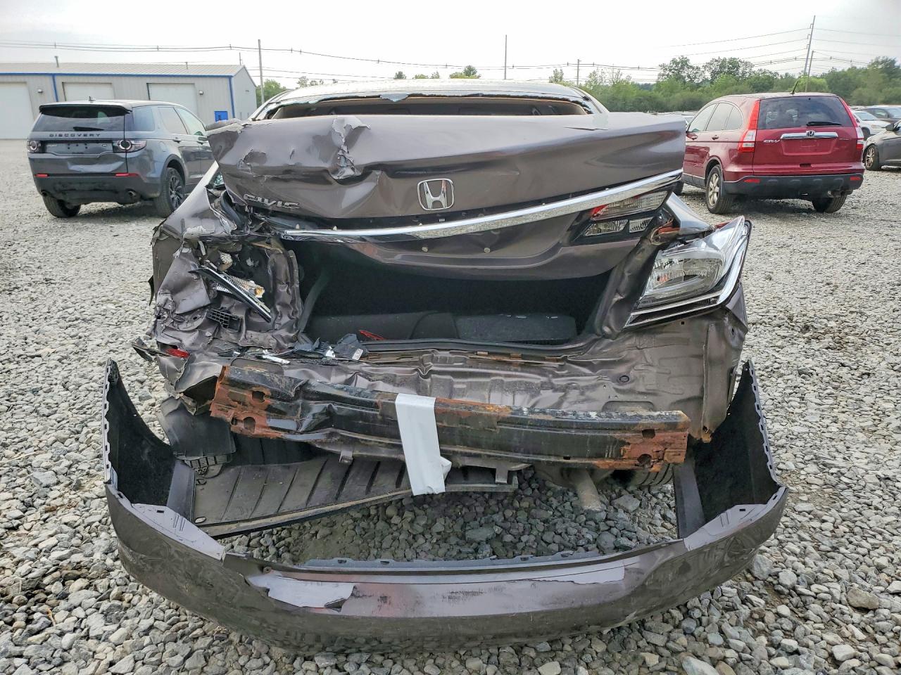 2014 Honda Civic Lx Silver vin: 19XFB2F5XEE253215