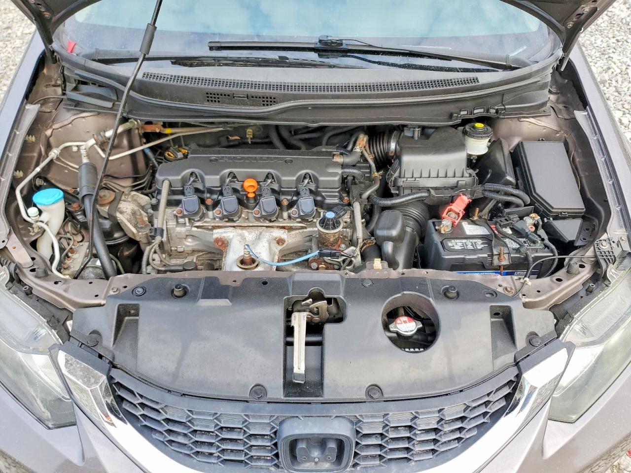2014 Honda Civic Lx Silver vin: 19XFB2F5XEE253215