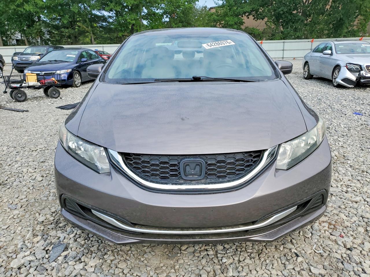 2014 Honda Civic Lx Silver vin: 19XFB2F5XEE253215