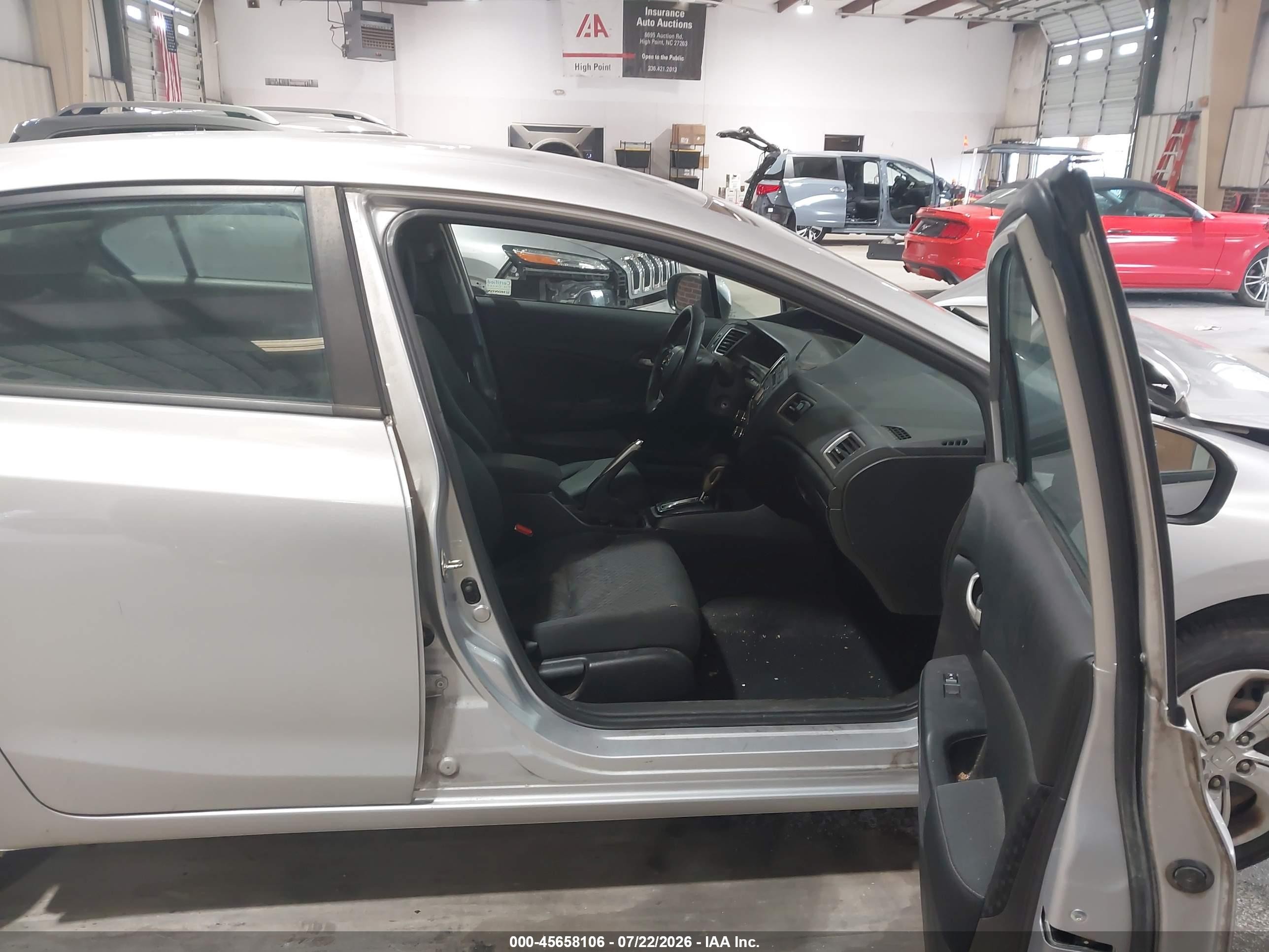 2014 Honda Civic Lx Silver vin: 19XFB2F5XEE270046
