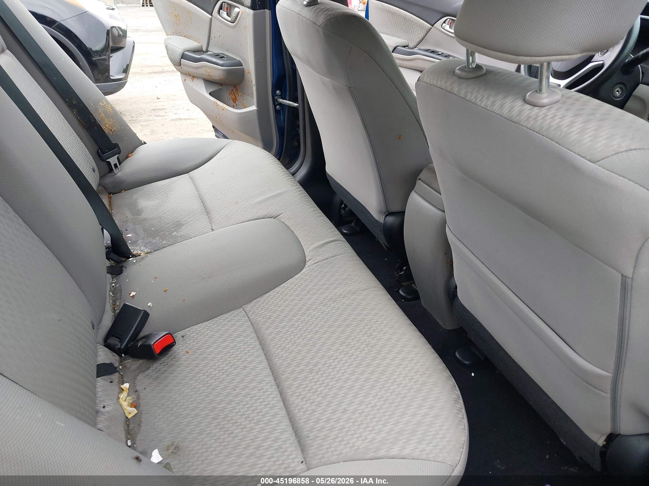 2014 Honda Civic Lx Blue vin: 19XFB2F5XEE270371