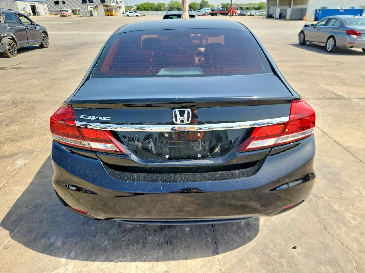 2015 Honda Civc Black vin: 19XFB2F5XFE006455