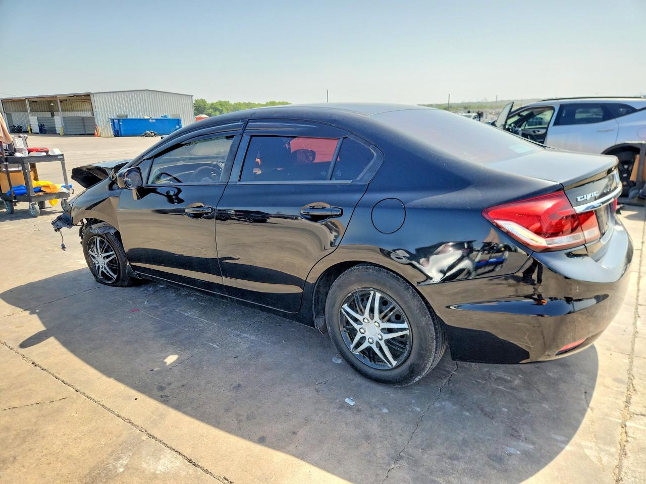2015 Honda Civc Black vin: 19XFB2F5XFE006455
