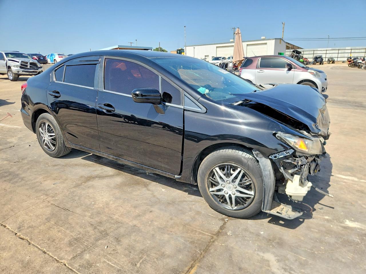 2015 Honda Civc Black vin: 19XFB2F5XFE006455