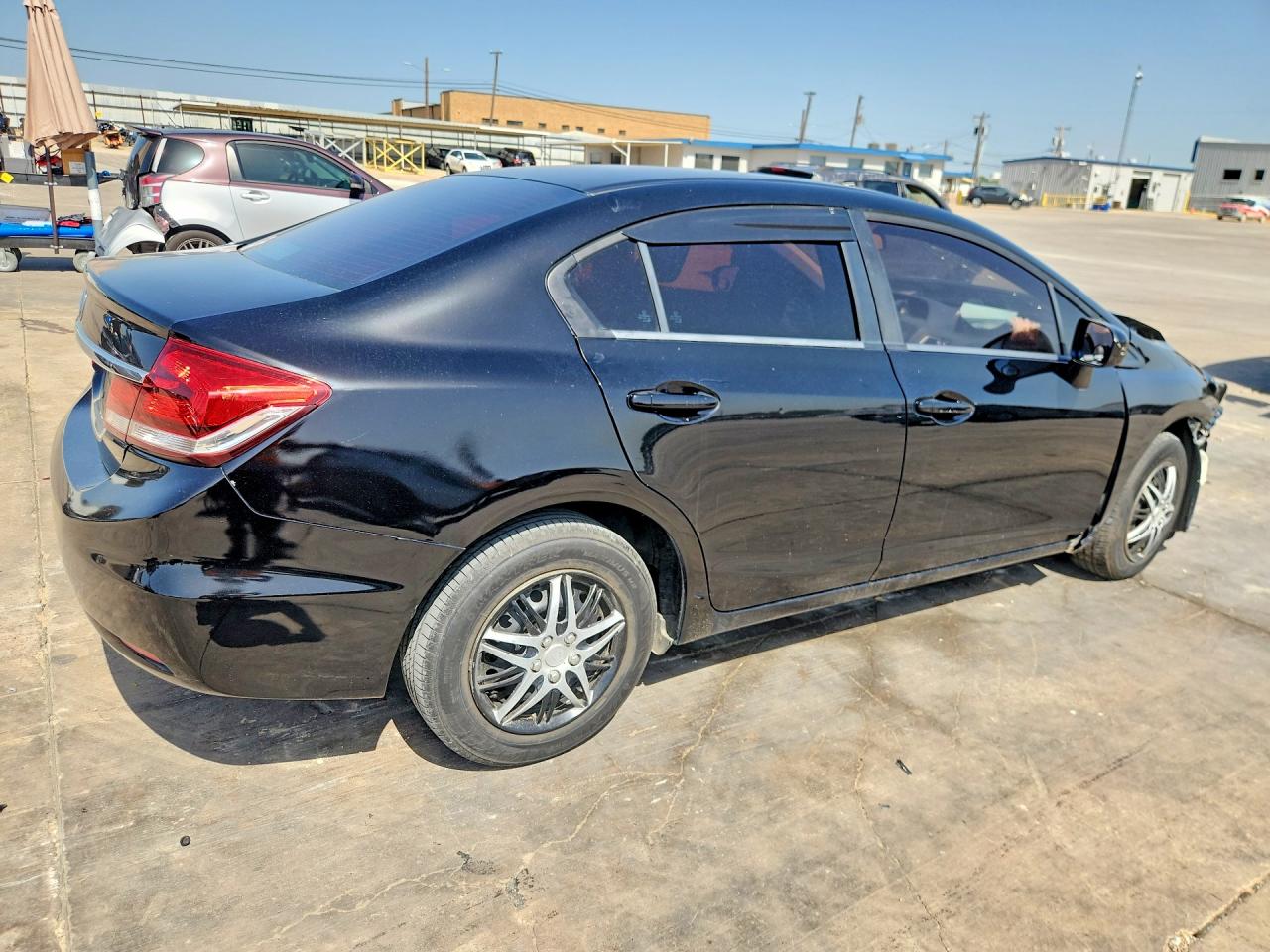 2015 Honda Civc Black vin: 19XFB2F5XFE006455