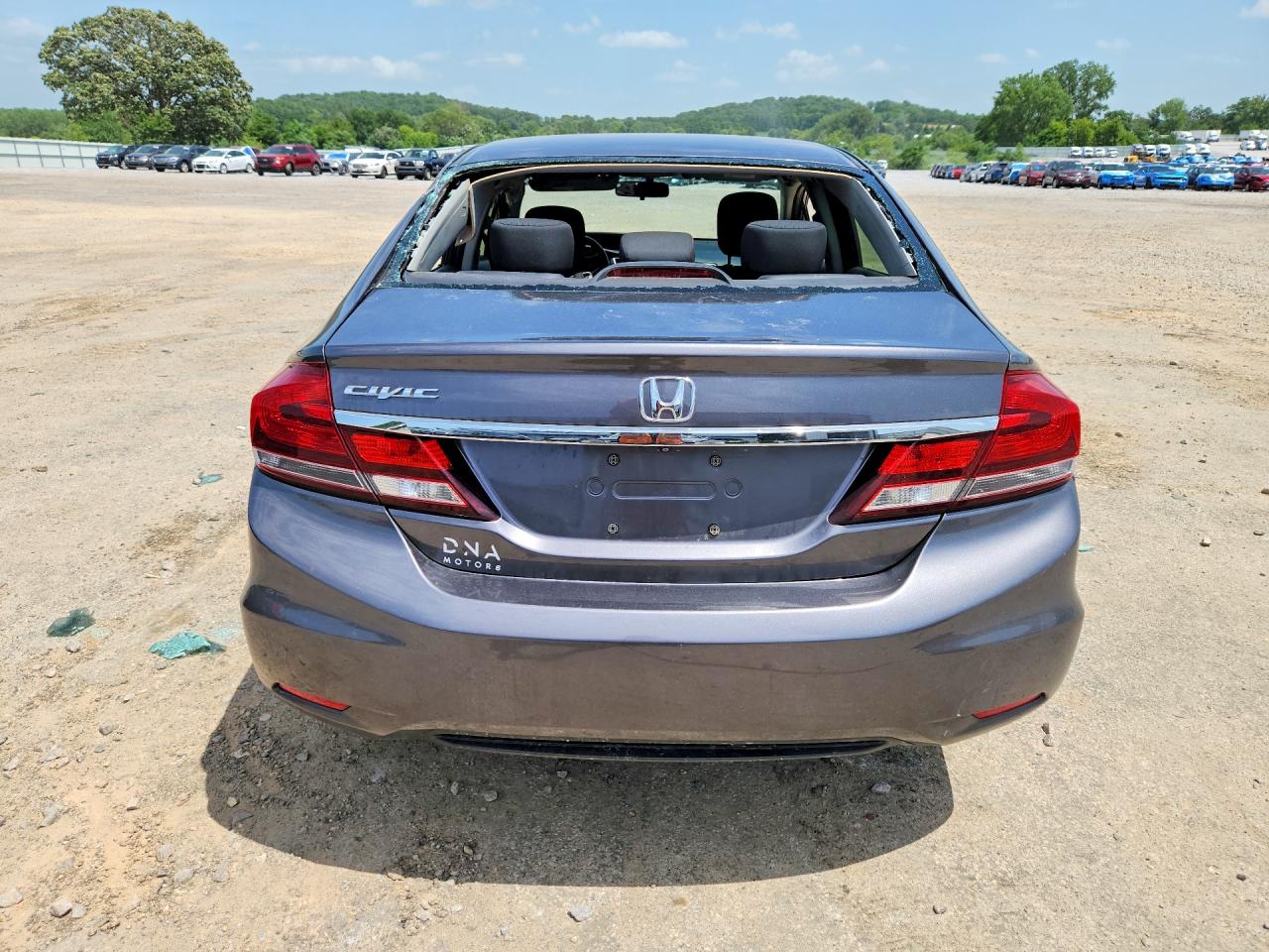 2015 Honda Civic Lx Gray vin: 19XFB2F5XFE008755