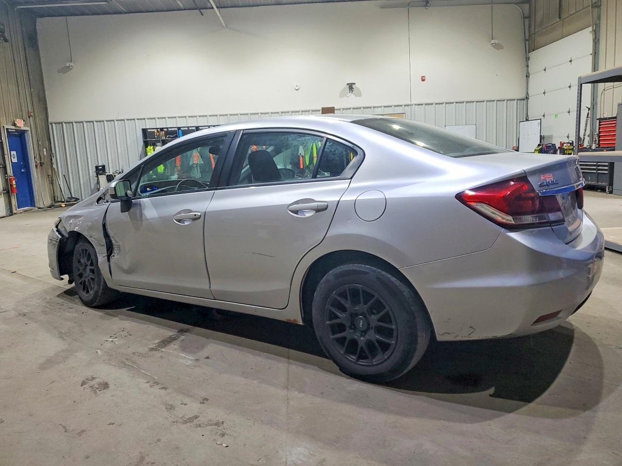 2015 Honda Civic Lx Silver vin: 19XFB2F5XFE023286