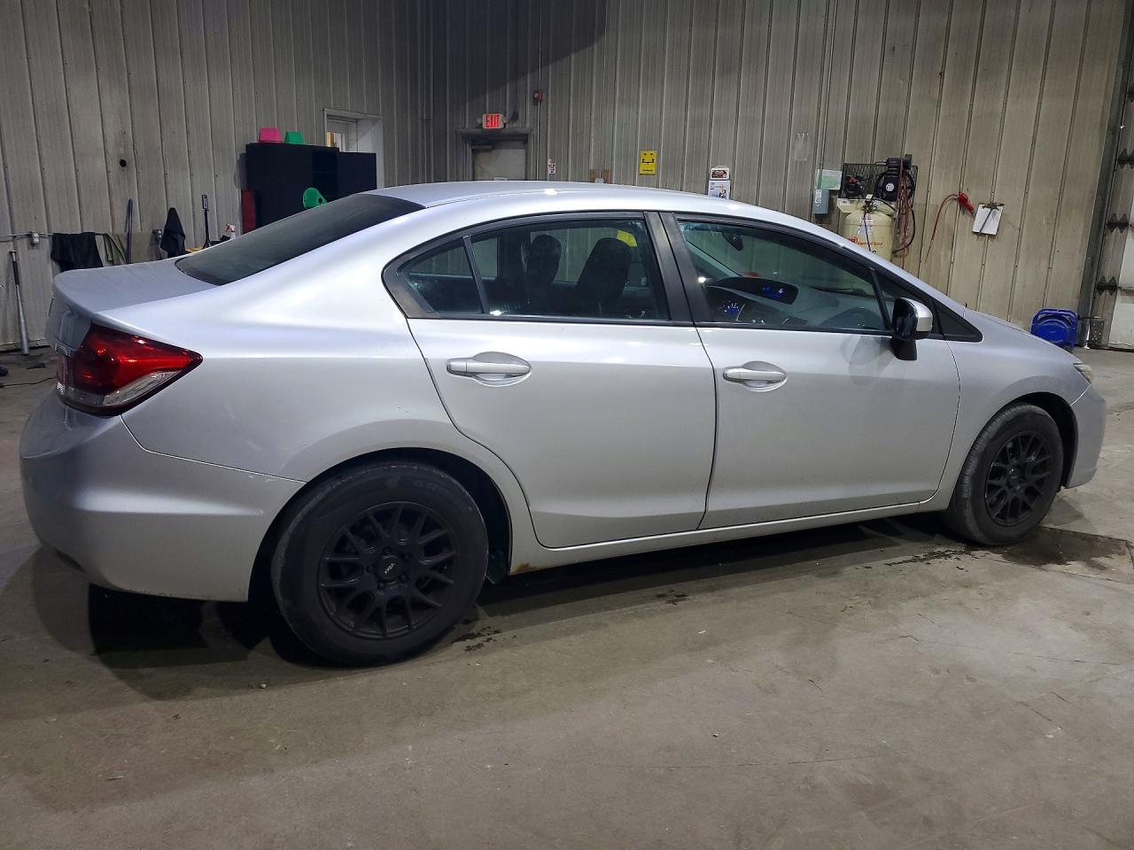 2015 Honda Civic Lx Silver vin: 19XFB2F5XFE023286