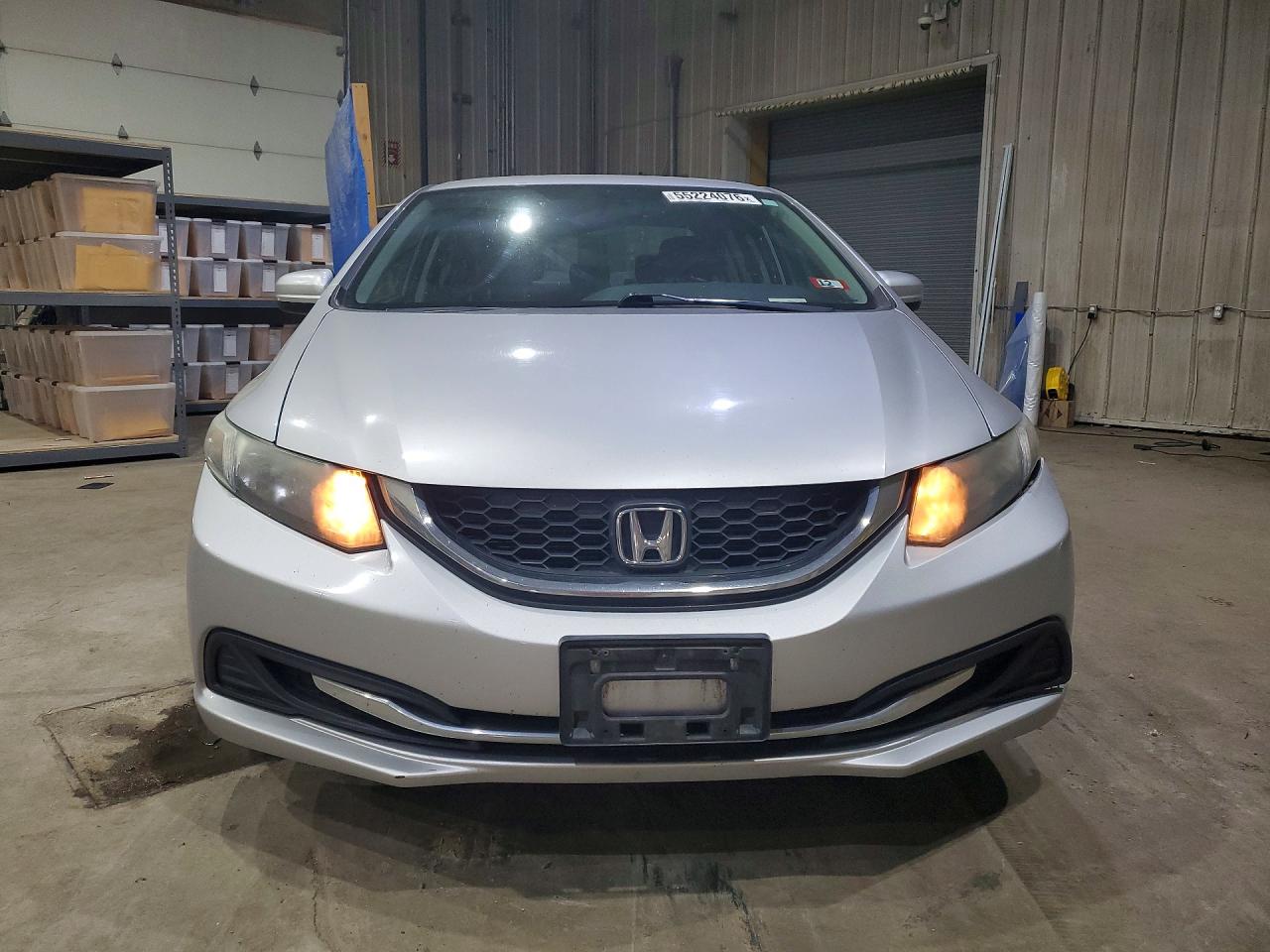 2015 Honda Civic Lx Silver vin: 19XFB2F5XFE023286