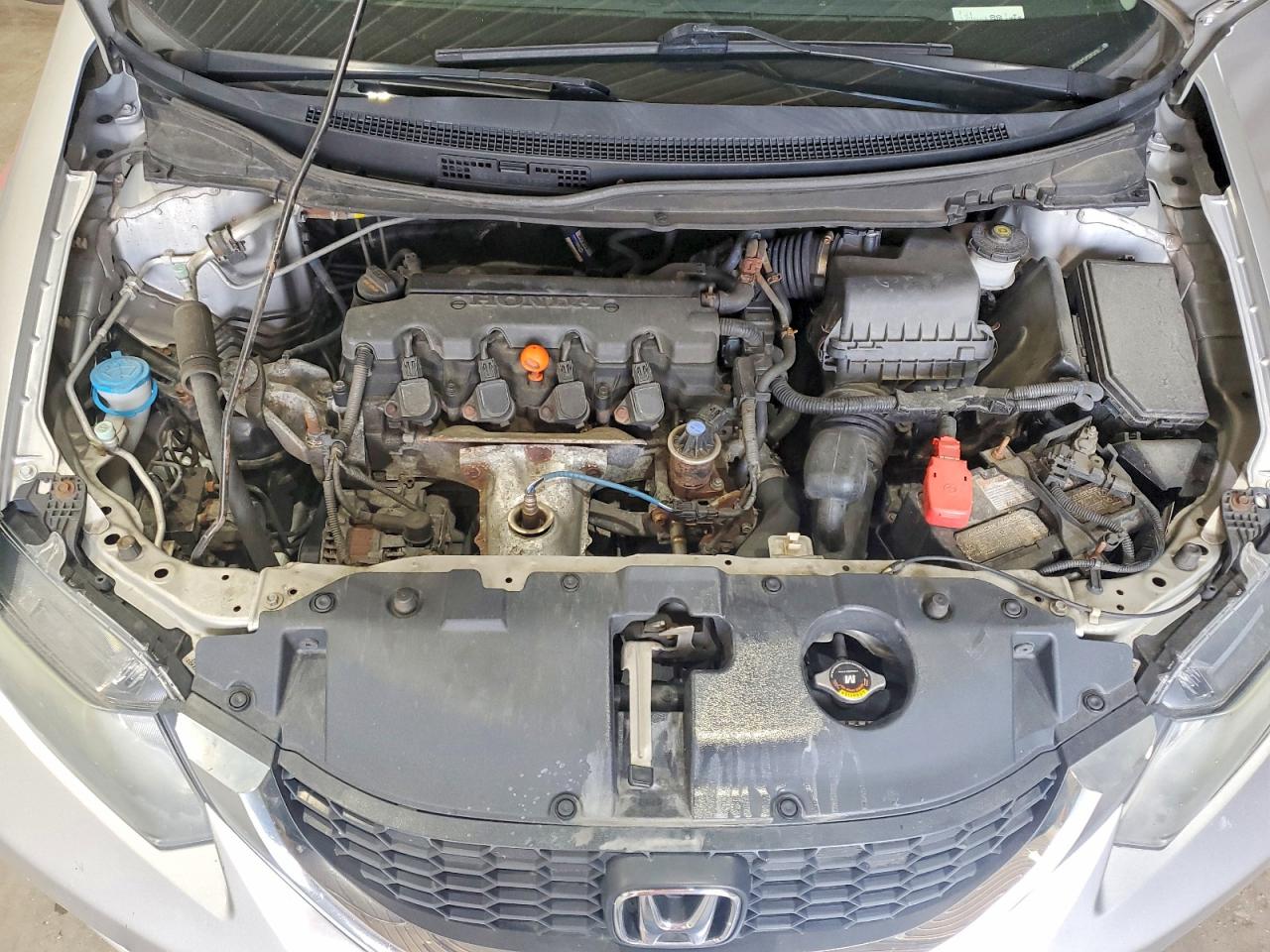 2015 Honda Civic Lx Silver vin: 19XFB2F5XFE023286