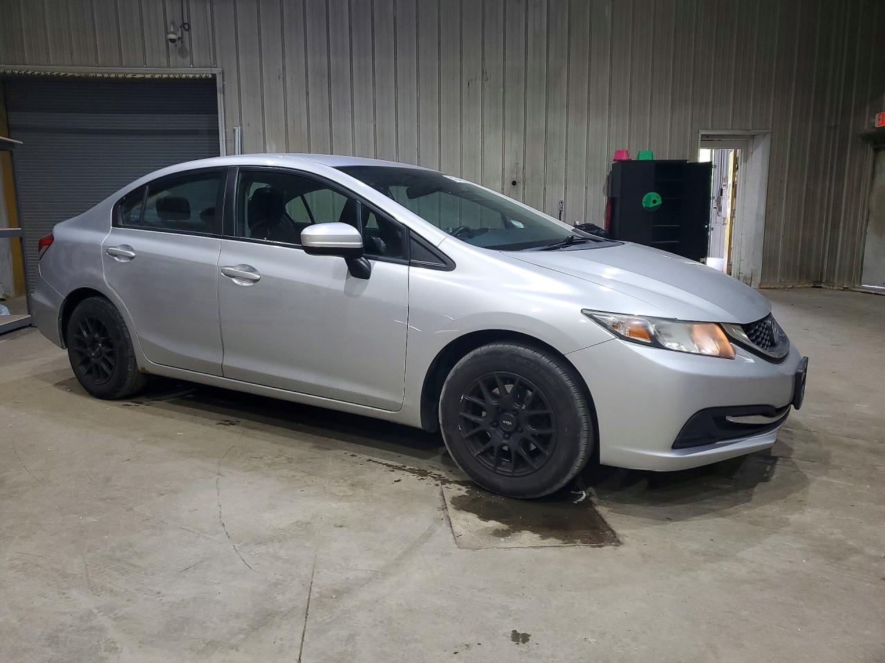 2015 Honda Civic Lx Silver vin: 19XFB2F5XFE023286