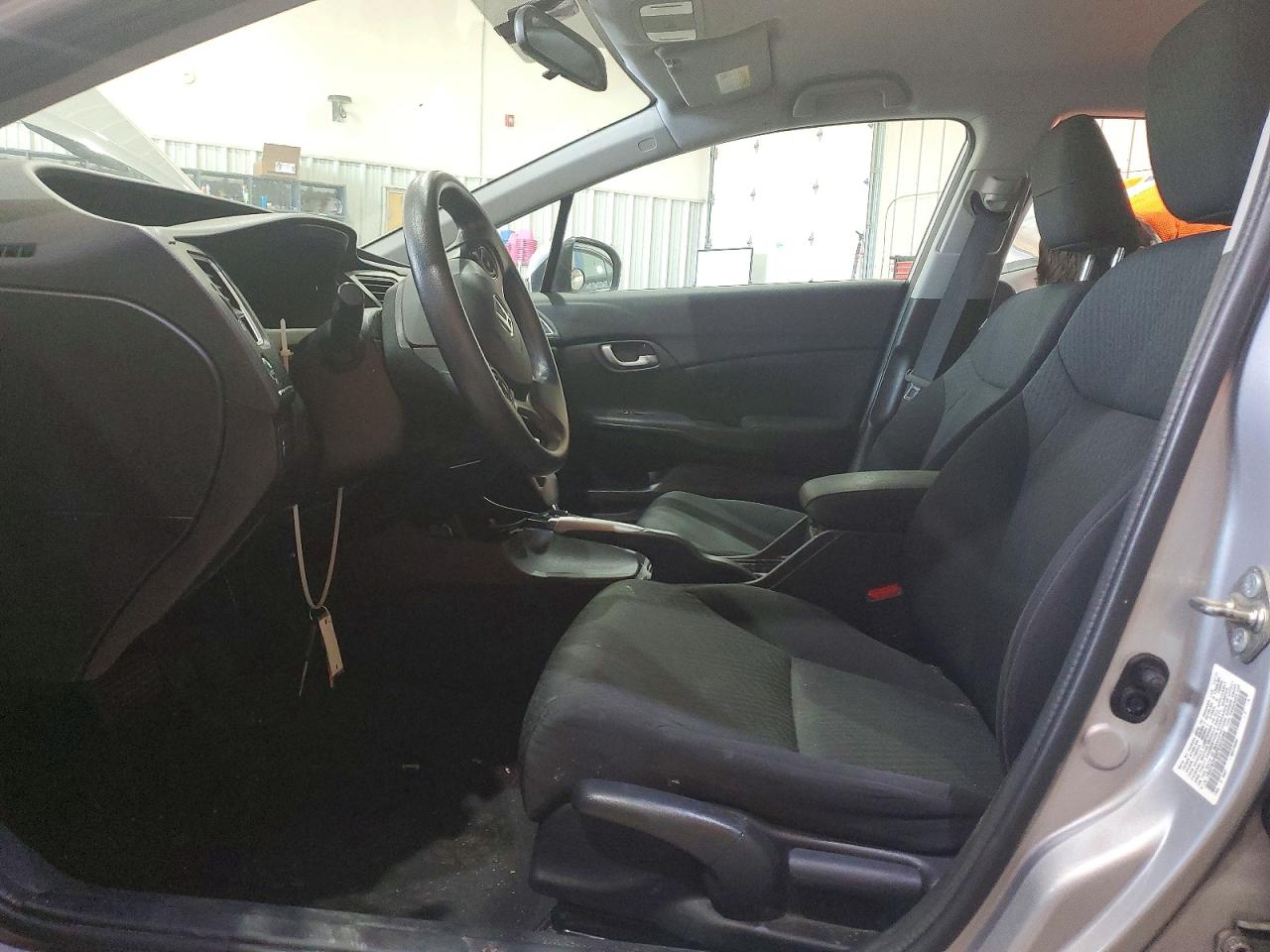 2015 Honda Civic Lx Silver vin: 19XFB2F5XFE023286