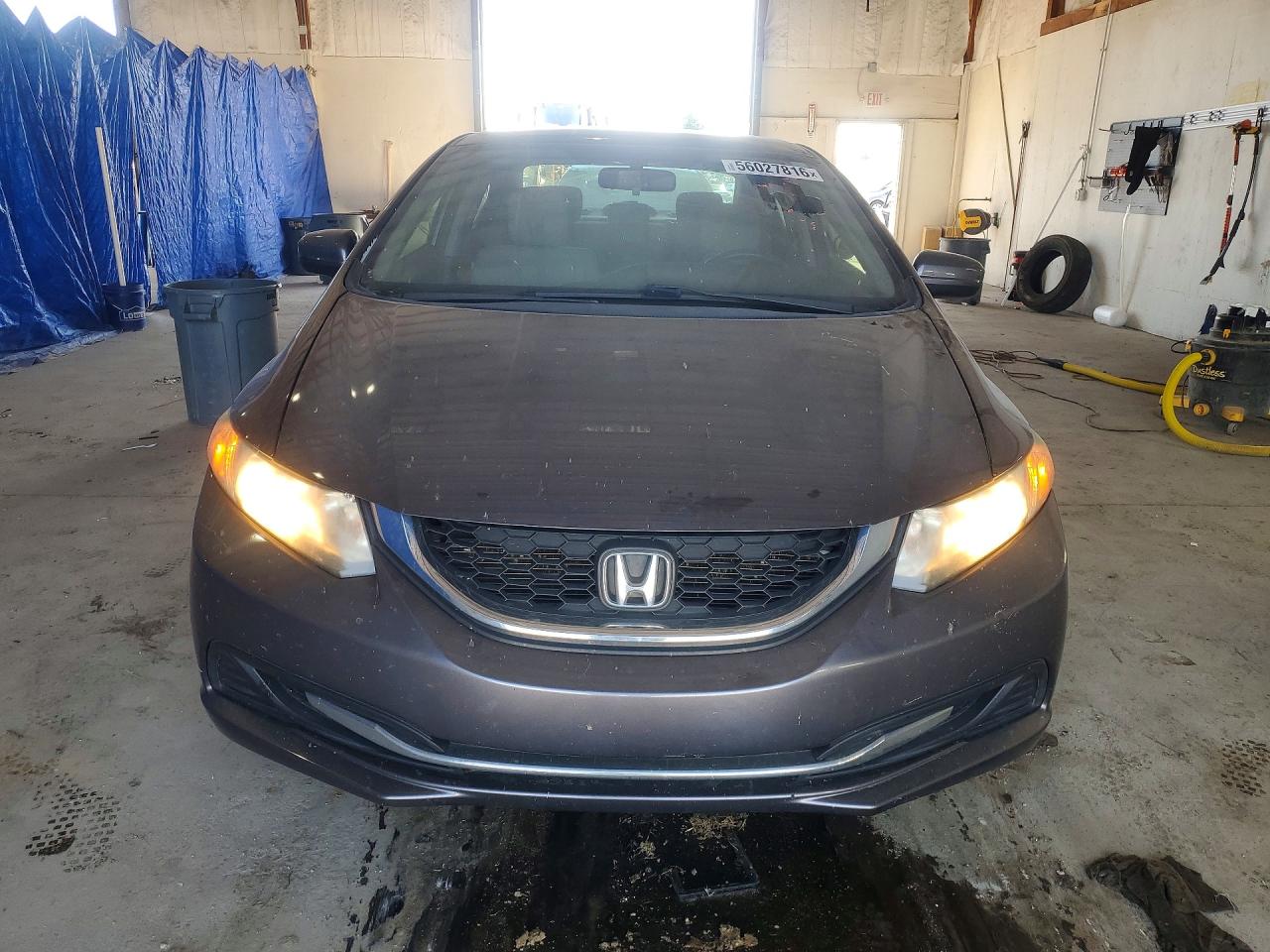 2015 Honda Civic Lx Gray vin: 19XFB2F5XFE051508