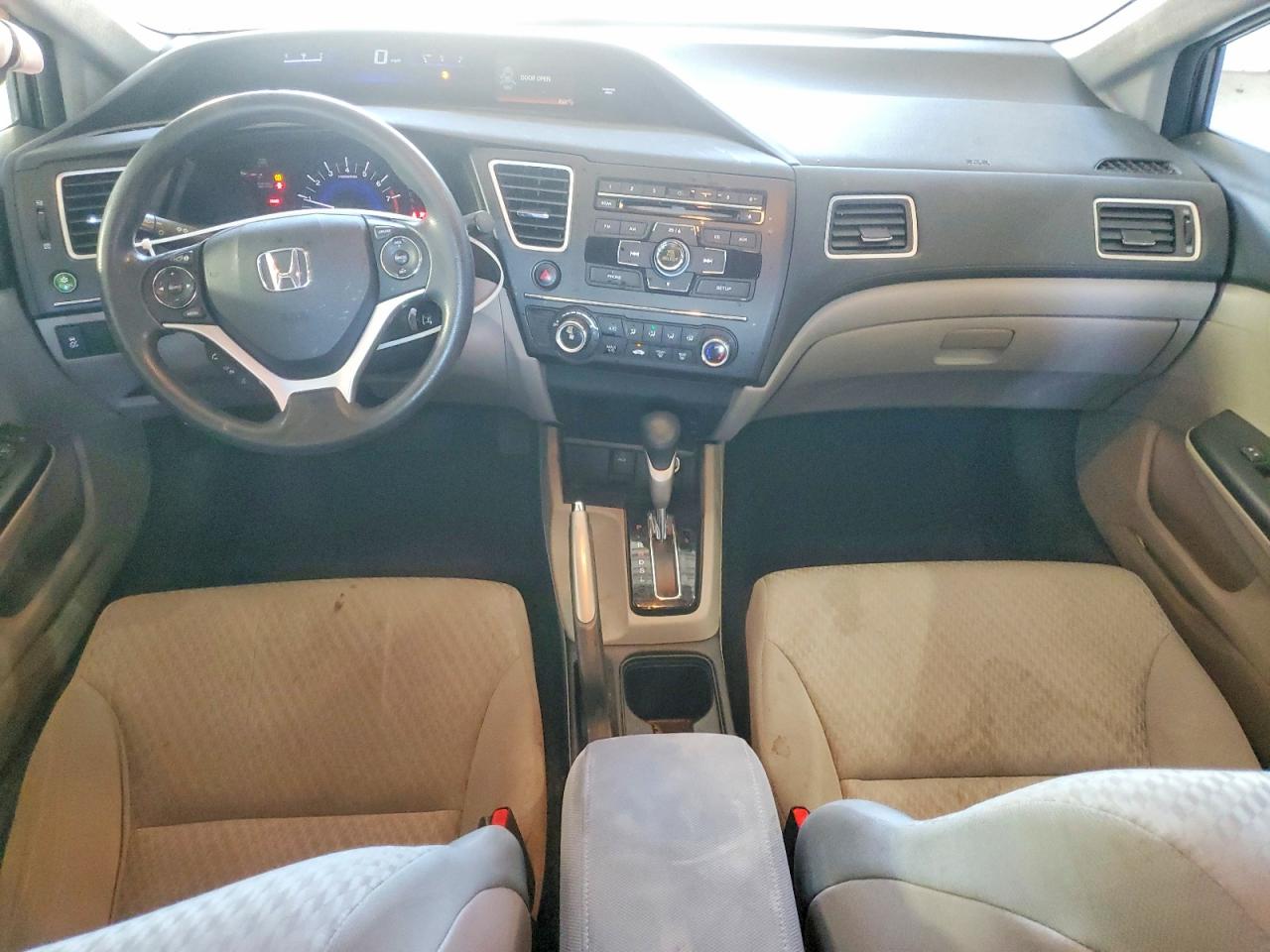 2015 Honda Civic Lx Gray vin: 19XFB2F5XFE051508
